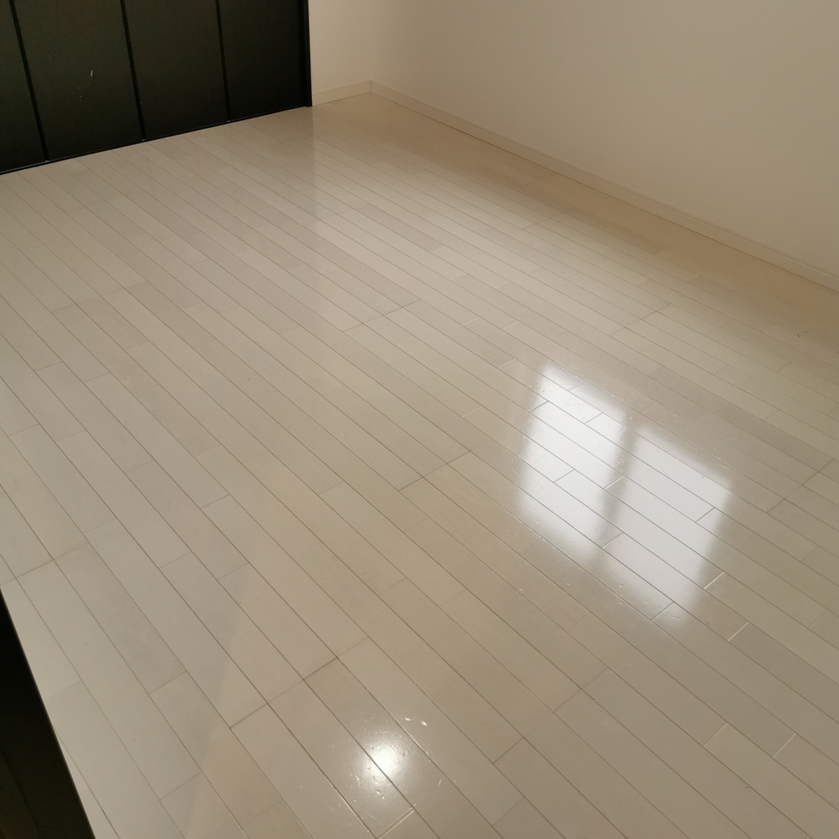 茨城県小美玉市のフローリングクリーニングの作業後1