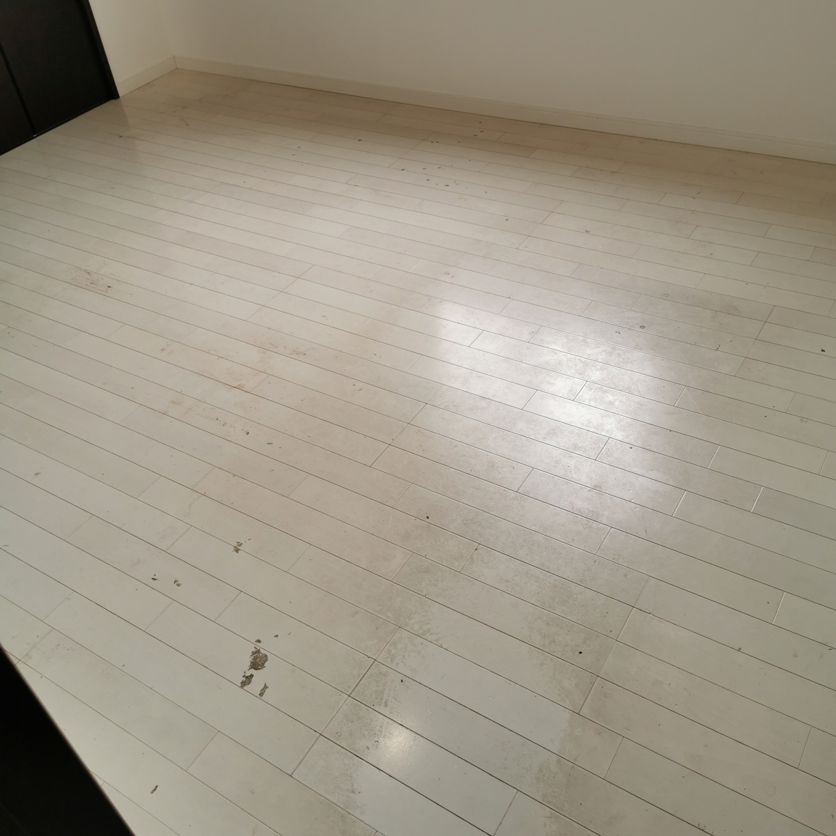 茨城県小美玉市のフローリングクリーニングの作業前1