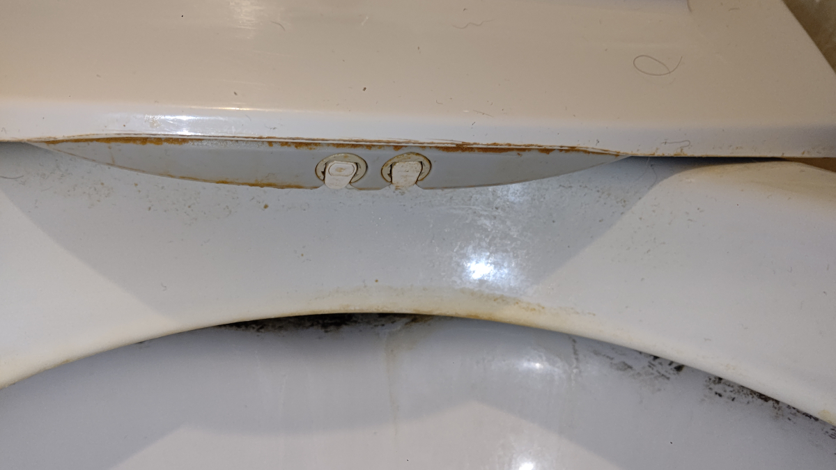 東京都新宿区のトイレクリーニングの作業前1