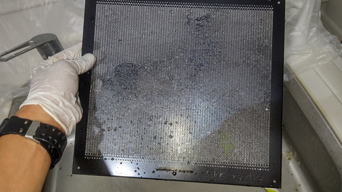 東京都新宿区のレンジフードクリーニングの作業後1