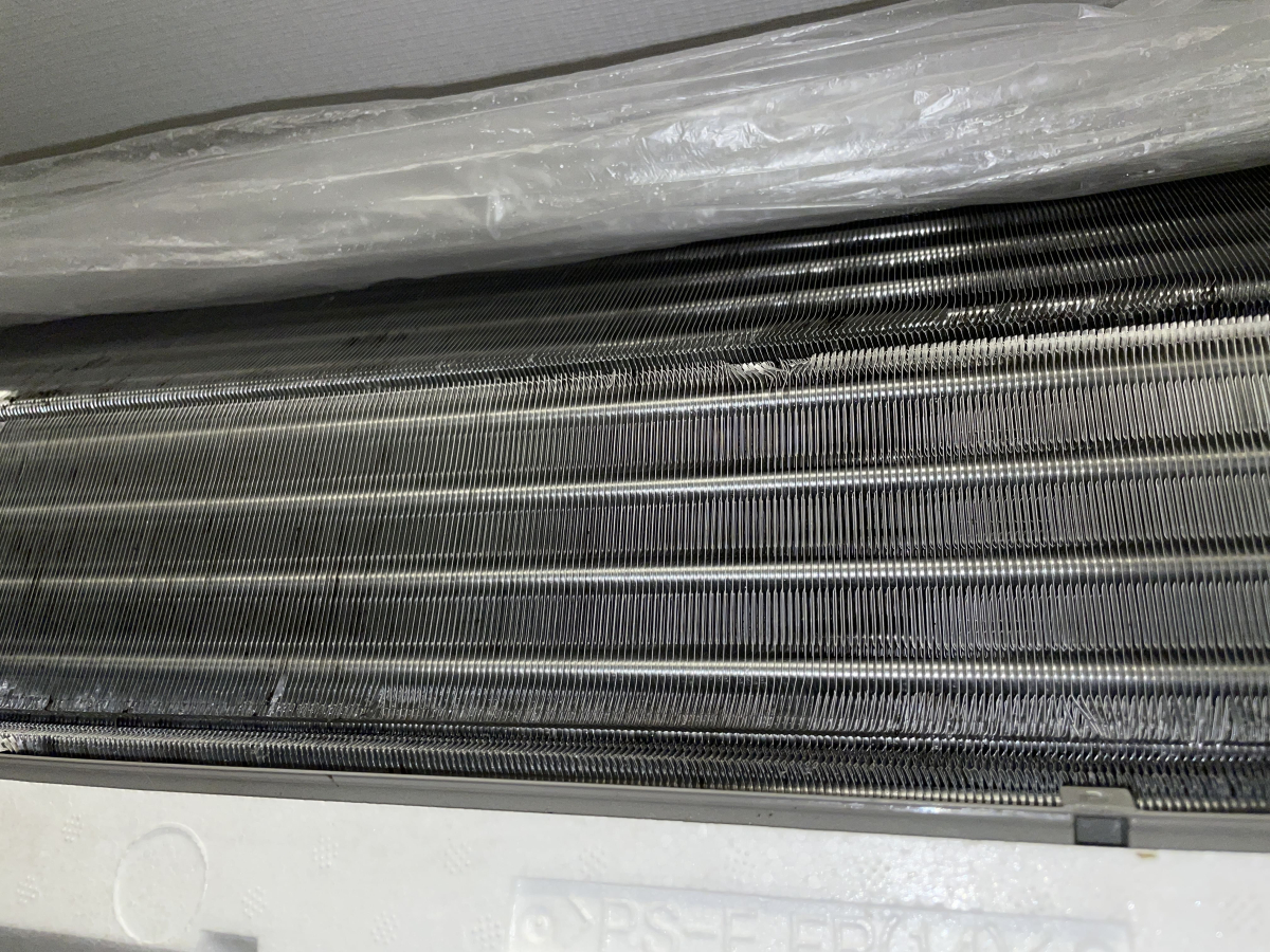 東京都文京区小石川の壁掛けエアコンの作業後1