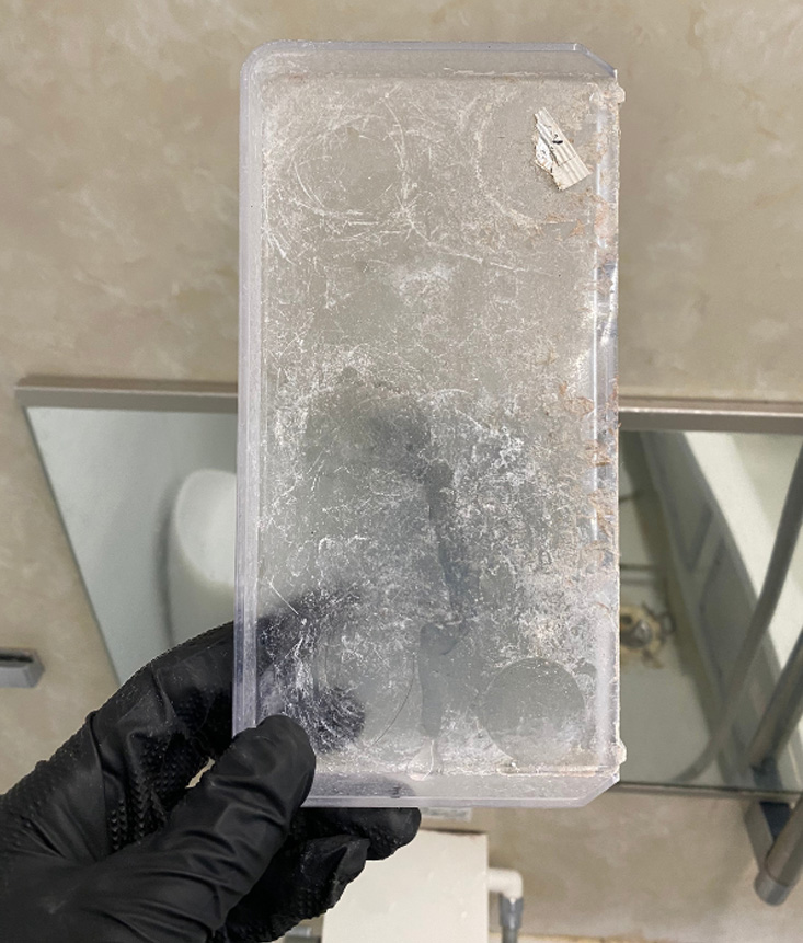 東京都大田区の浴室・お風呂クリーニングの作業前2