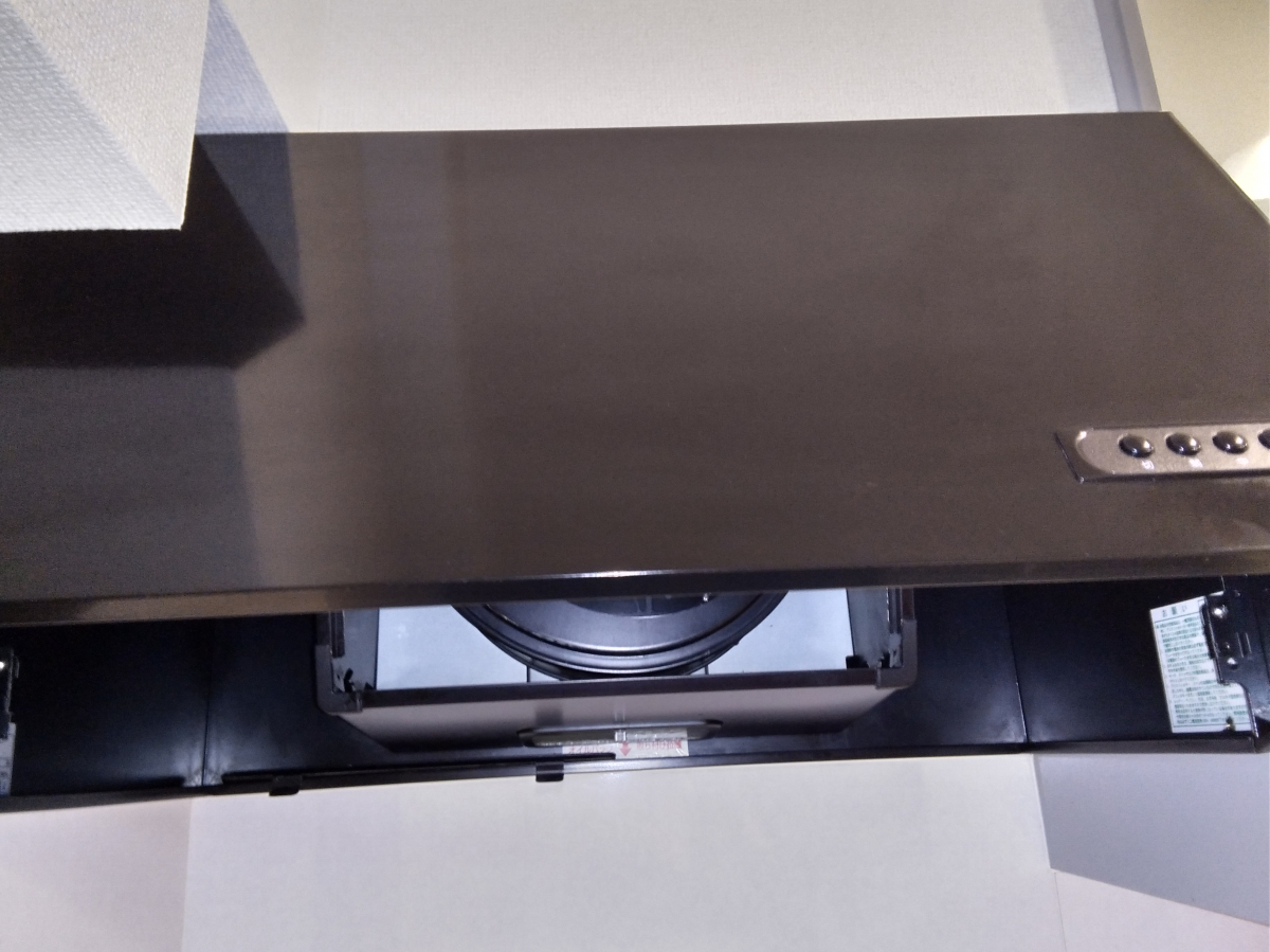 福島県いわき市のレンジフードクリーニングの作業後1