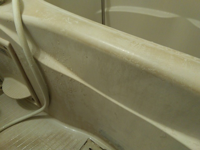 福島県いわき市の浴室・お風呂クリーニングの作業前1