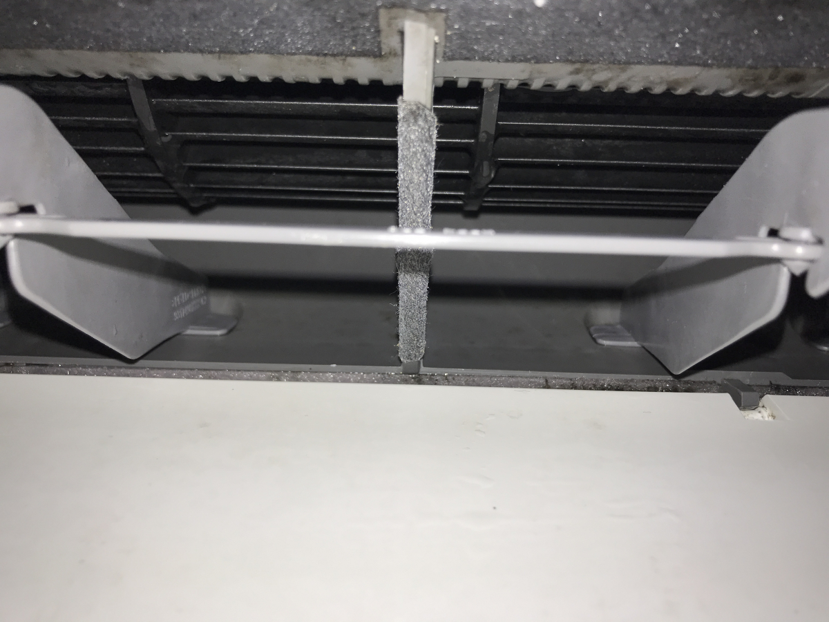 静岡県掛川市の壁掛けエアコンの作業後1