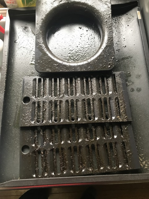 茨城県つくばみらい市のレンジフードクリーニングの作業前1