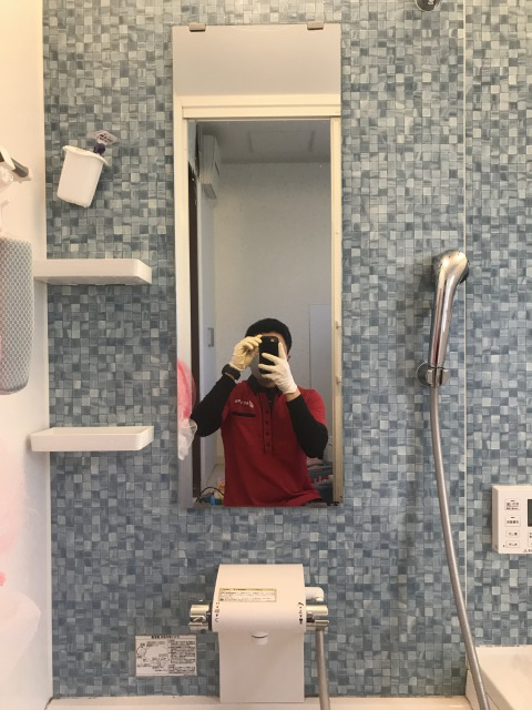 茨城県常総市の浴室・お風呂クリーニングの作業後1