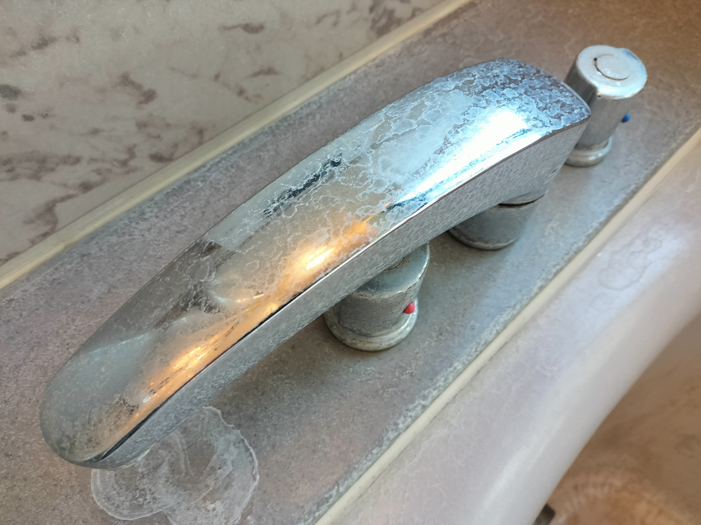 茨城県つくば市竹園の浴室・お風呂クリーニングの作業前2