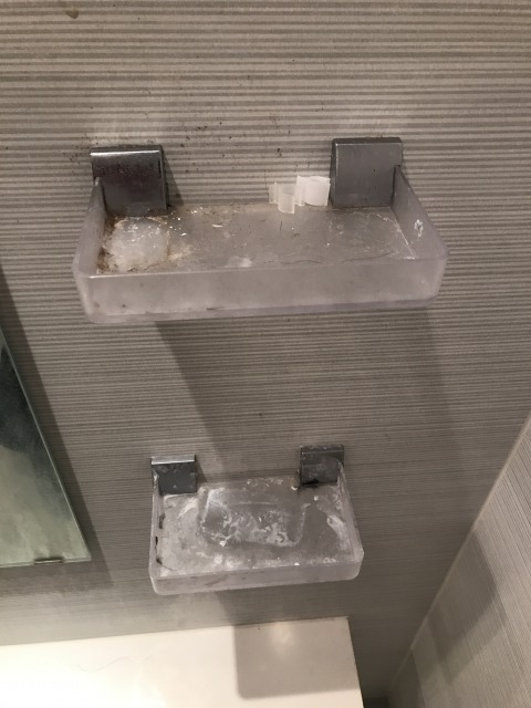 茨城県つくばみらい市の浴室・お風呂クリーニングの作業前3