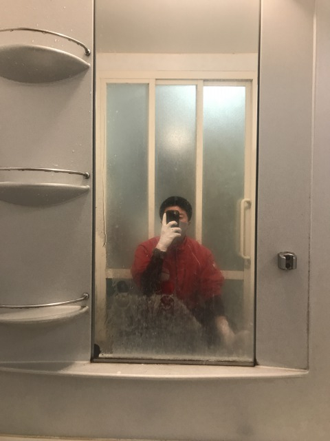 茨城県つくばみらい市の浴室・お風呂クリーニングの作業前2