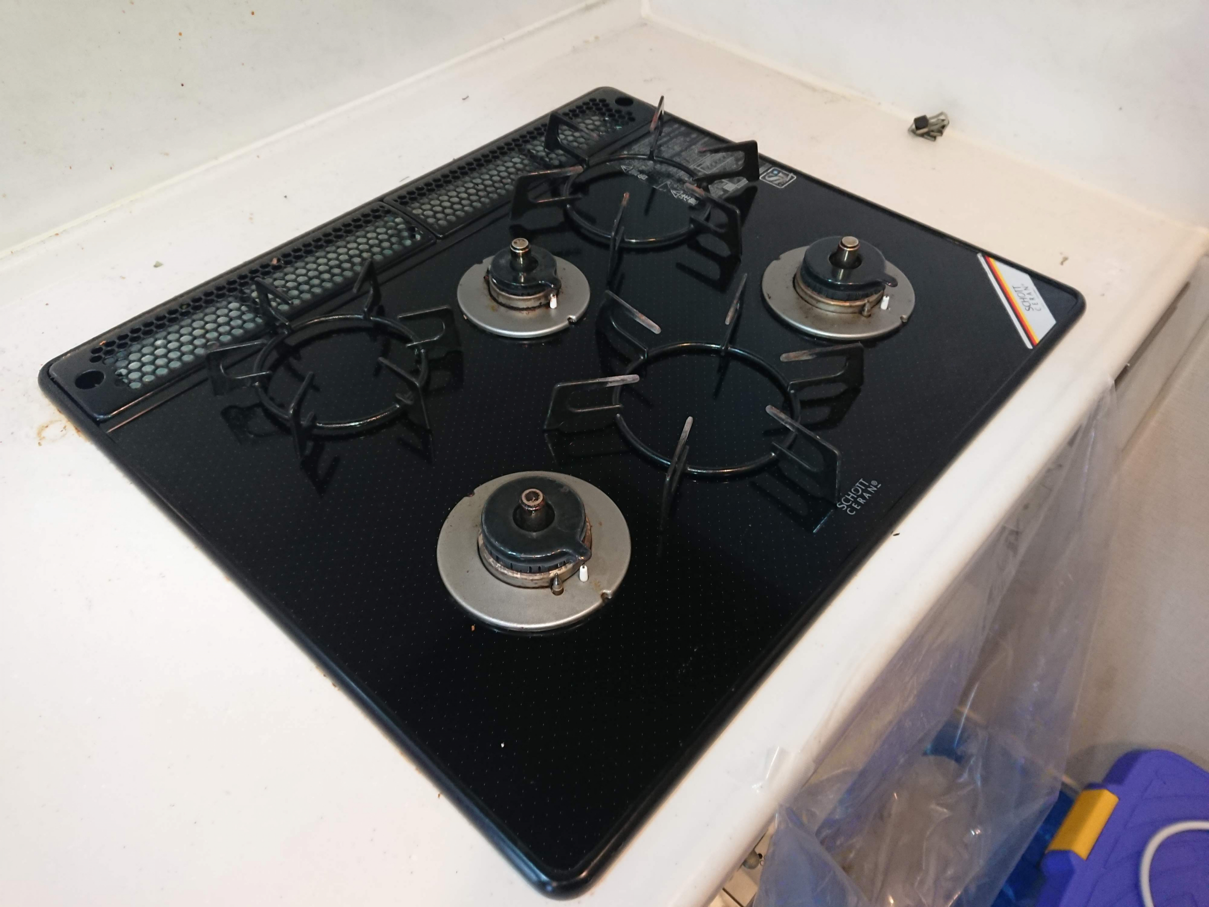 茨城県つくば市竹園のキッチンクリーニングの作業前1