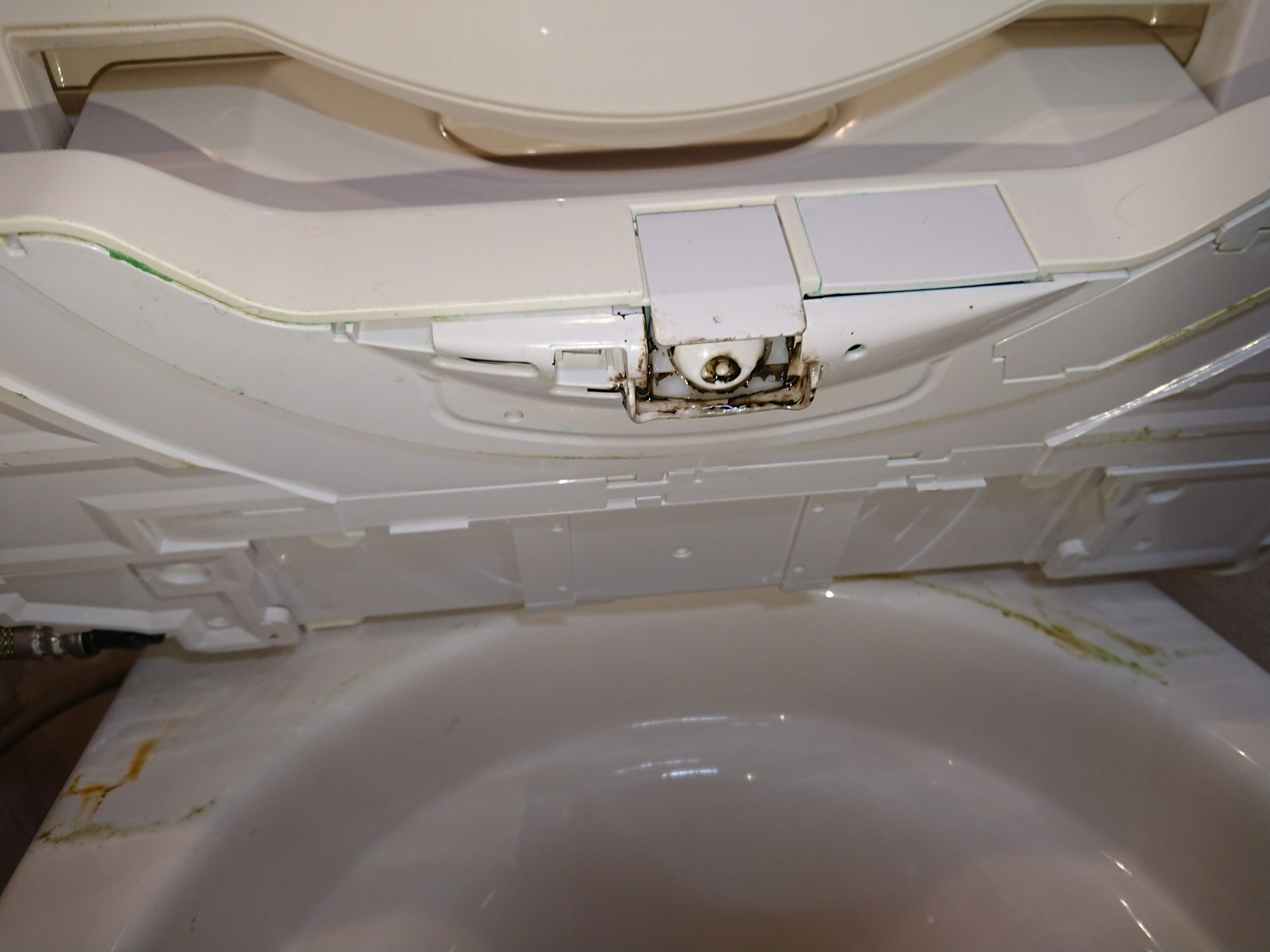 茨城県つくば市竹園のトイレクリーニングの作業前1