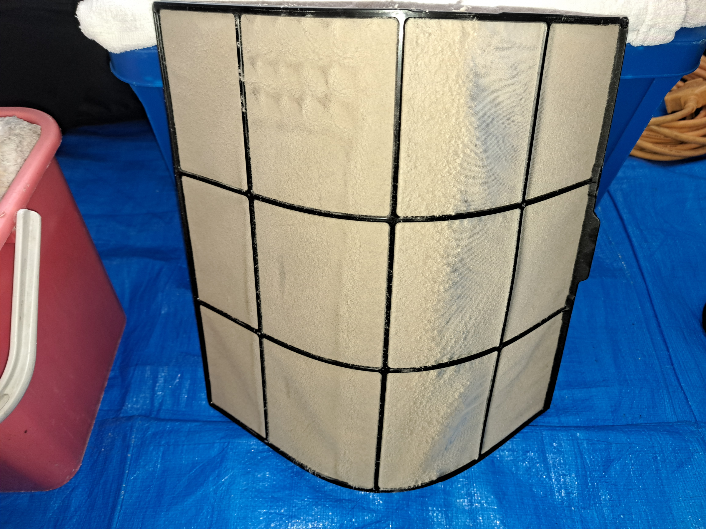 埼玉県坂戸市浅羽野の壁掛けエアコンの作業前1