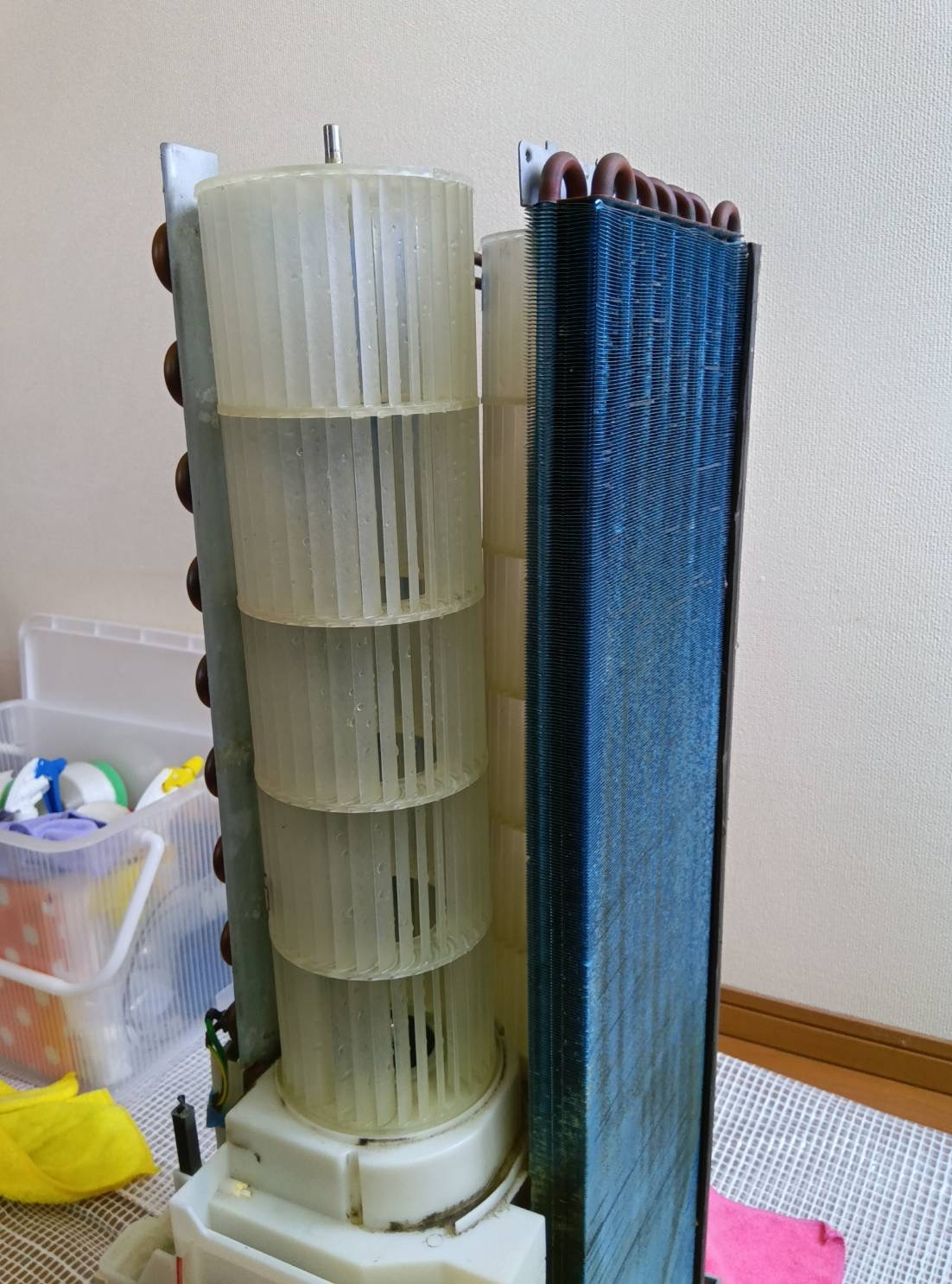 新潟県新潟市江南区所島の壁掛けエアコンの作業後2