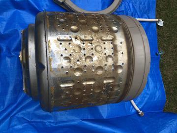 岩手県盛岡市の洗濯機分解クリーニングの作業前1