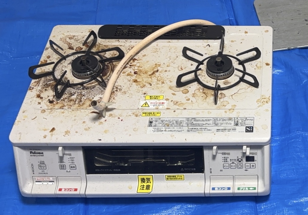 大阪府堺市堺区のキッチンクリーニングの作業前1