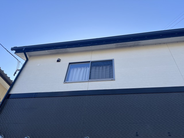 福島県いわき市の外壁高圧洗浄の作業後1