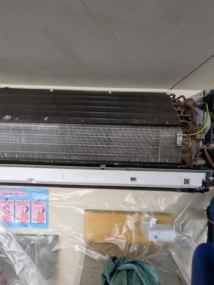 岡山県岡山市北区の壁掛けエアコンの作業後1