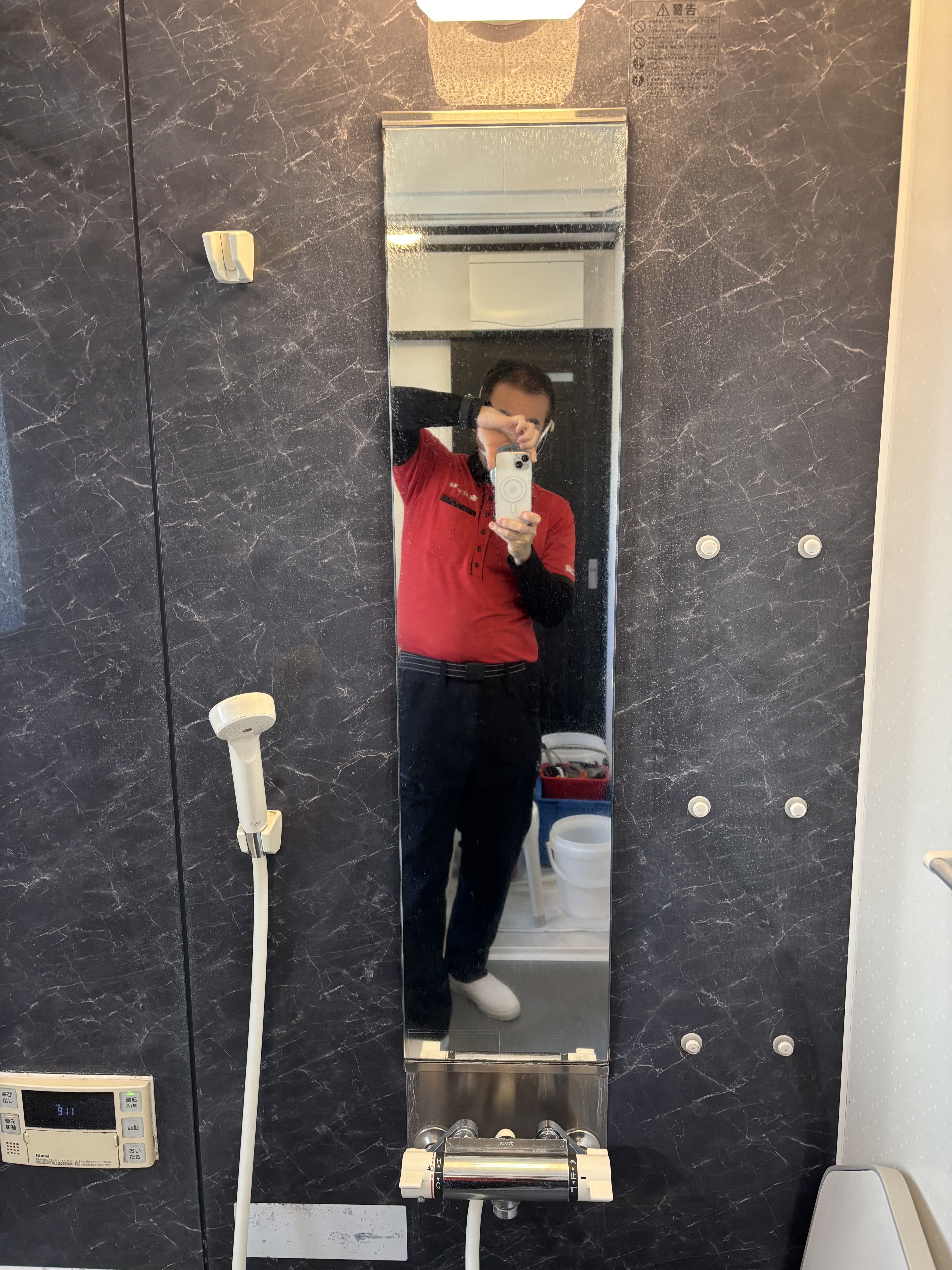 埼玉県上尾市の浴室・お風呂クリーニングの作業前1