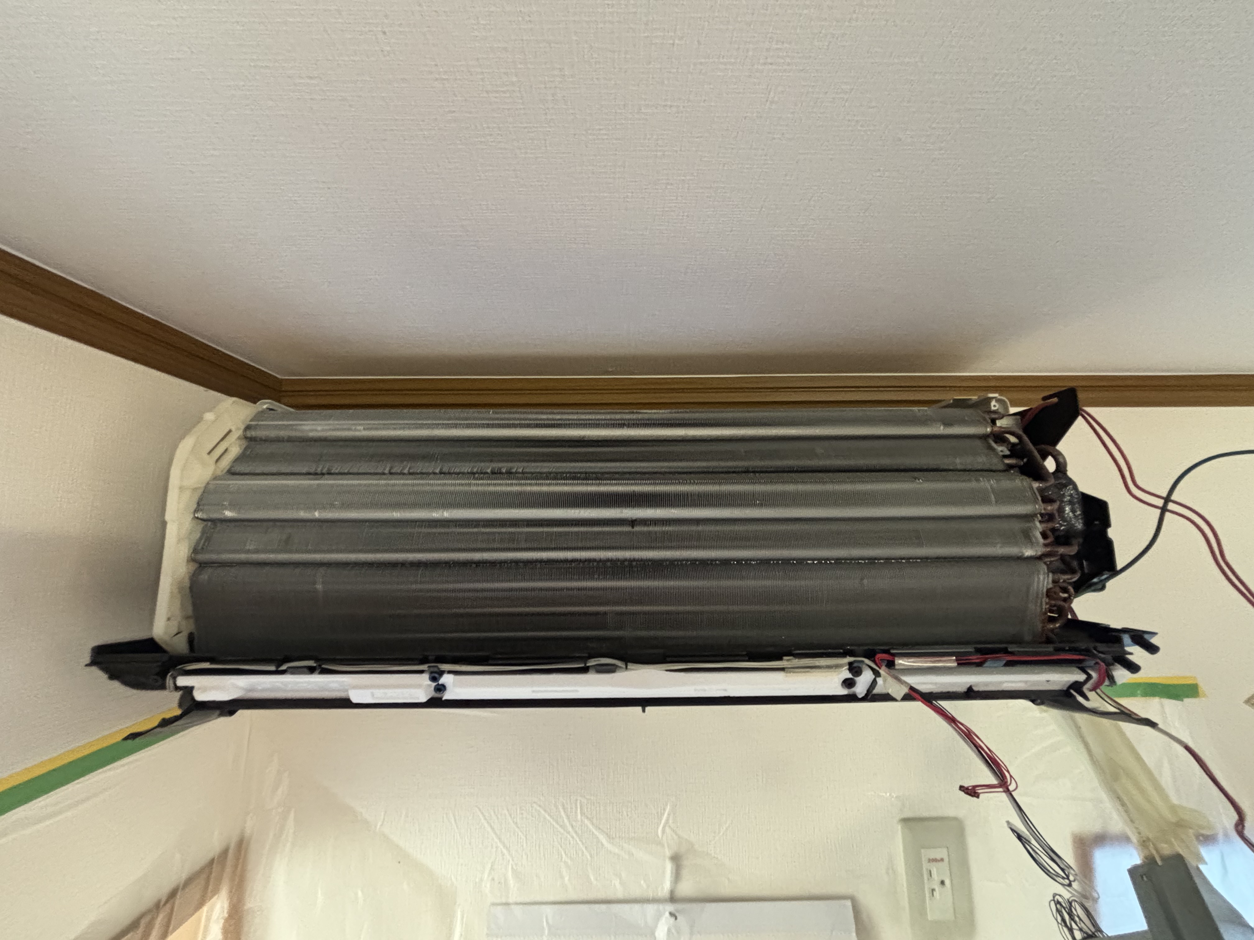 埼玉県さいたま市北区のお掃除機能付きエアコンの作業後2