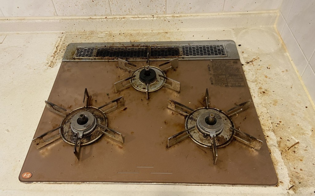 大阪府枚方市のキッチンクリーニングの作業前1