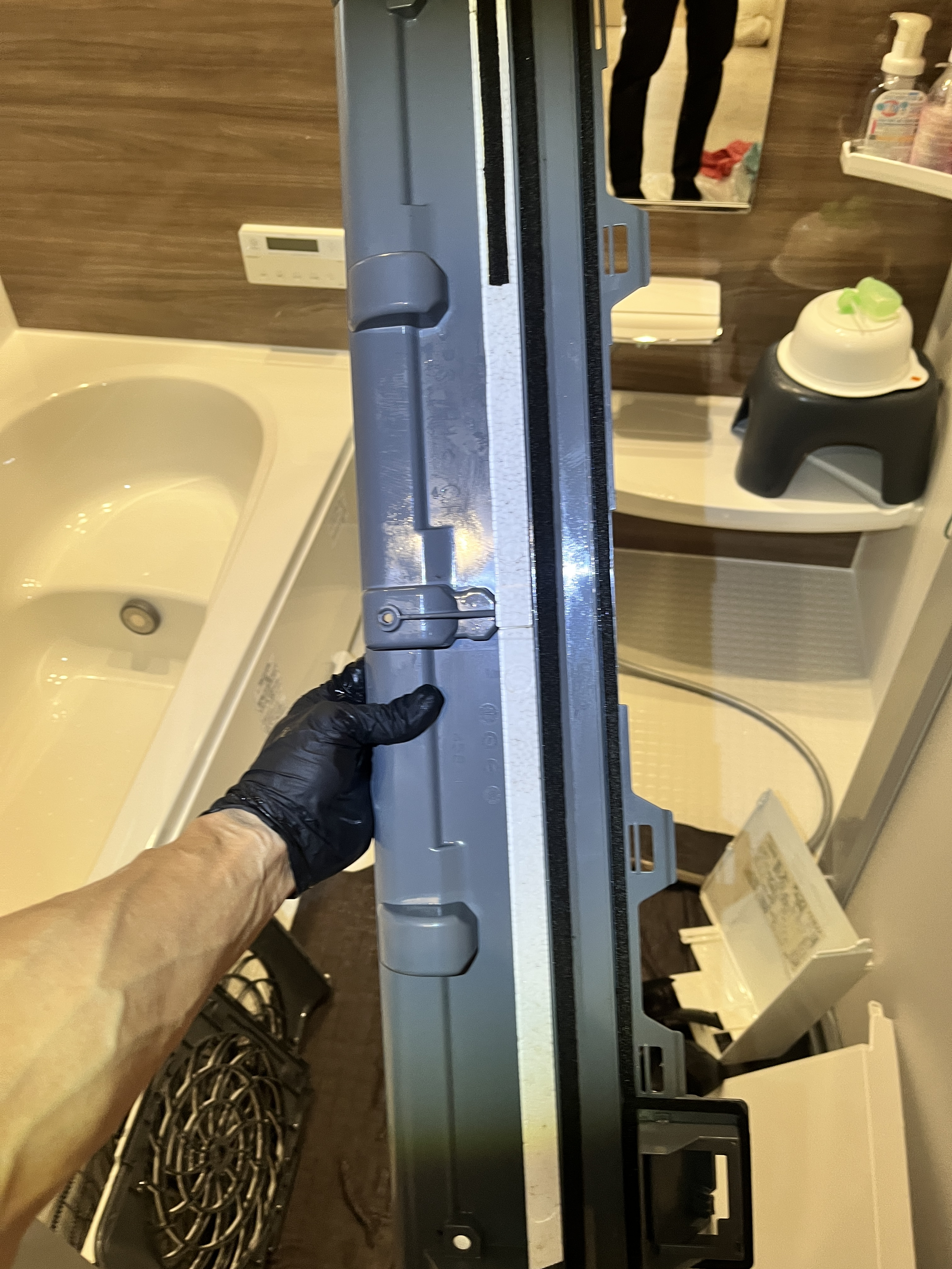 兵庫県尼崎市南塚口のお掃除機能付きエアコンの作業後2