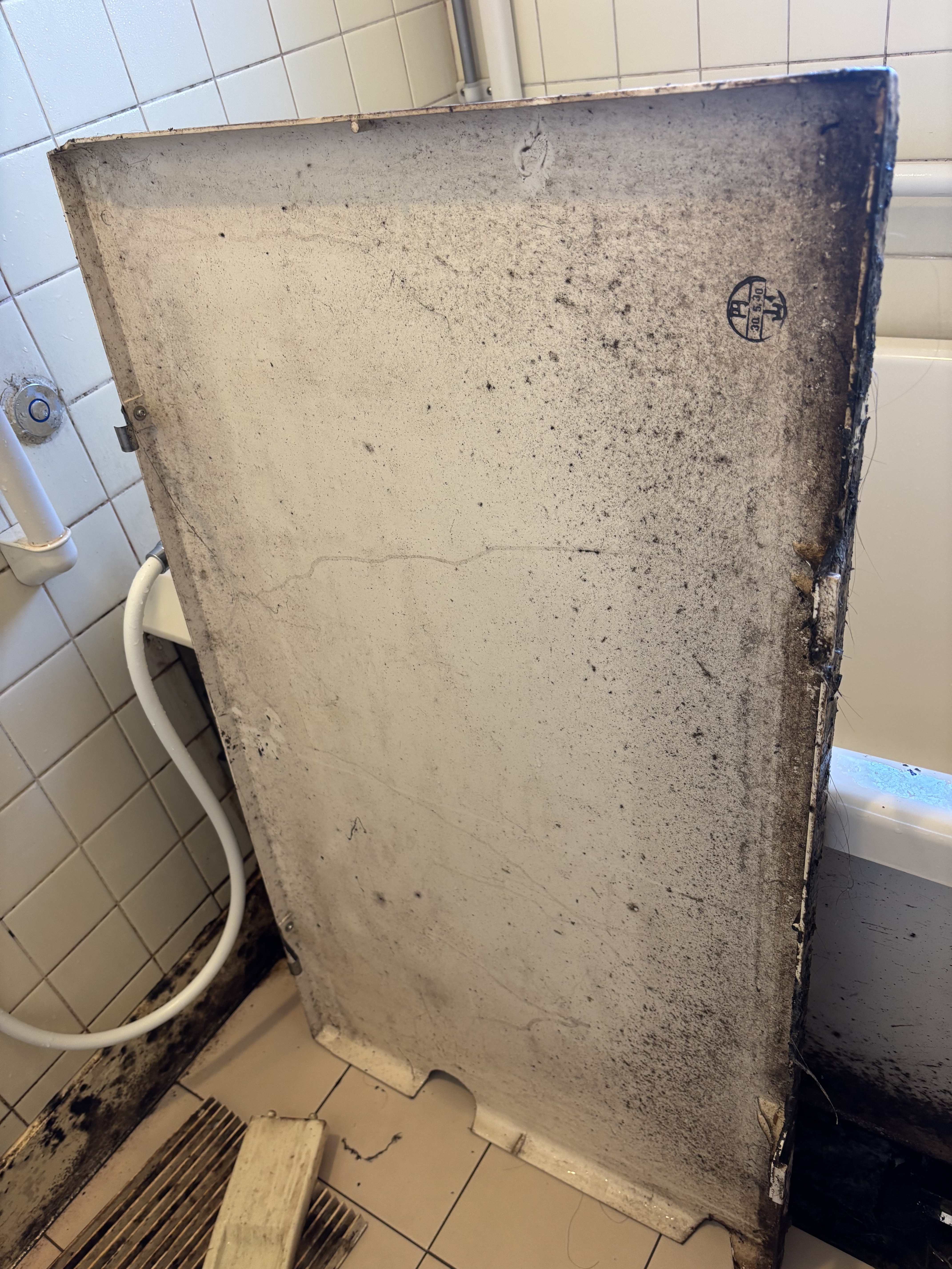 埼玉県吉川市の浴室・お風呂クリーニングの作業前2