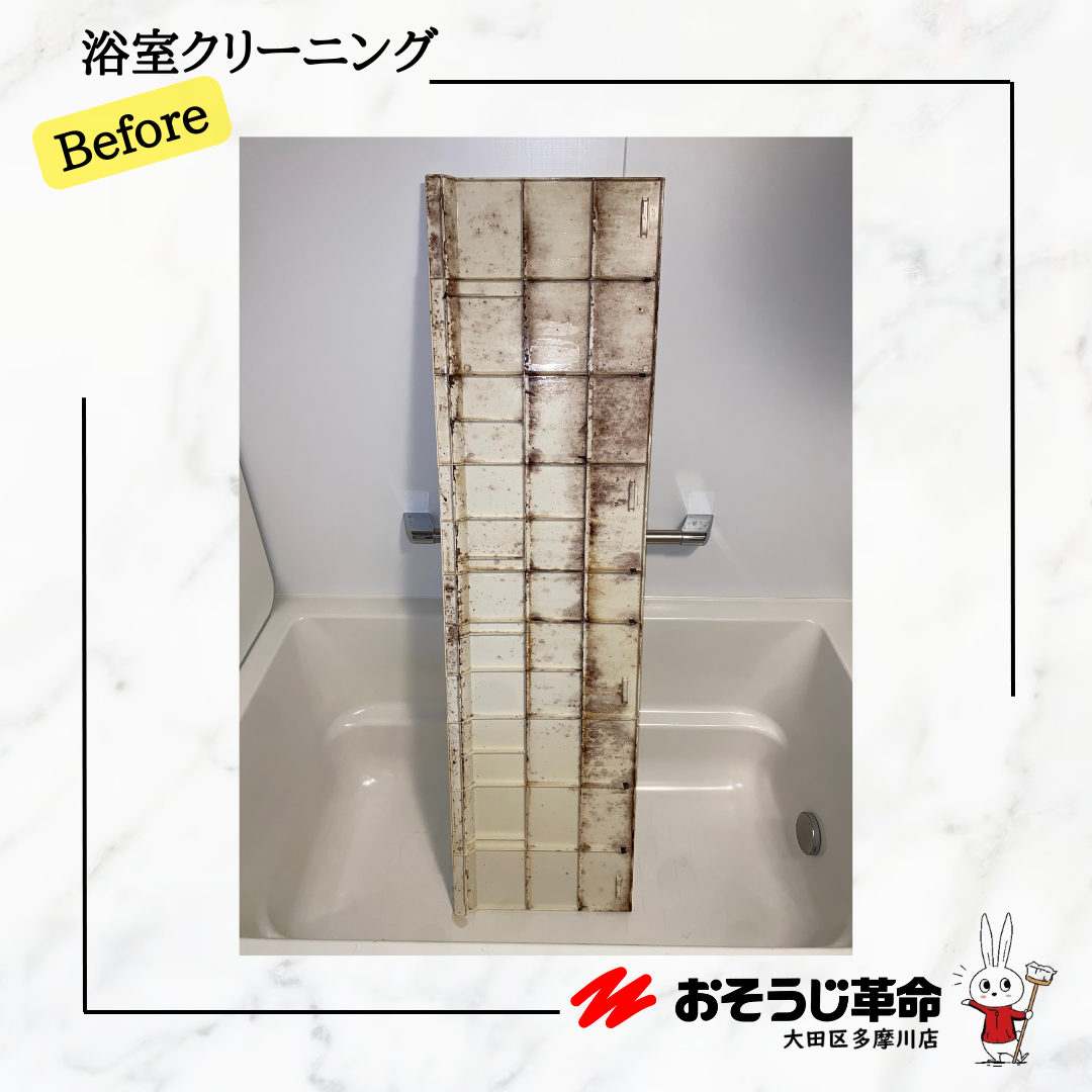 東京都大田区中馬込の浴室・お風呂クリーニングの作業前2