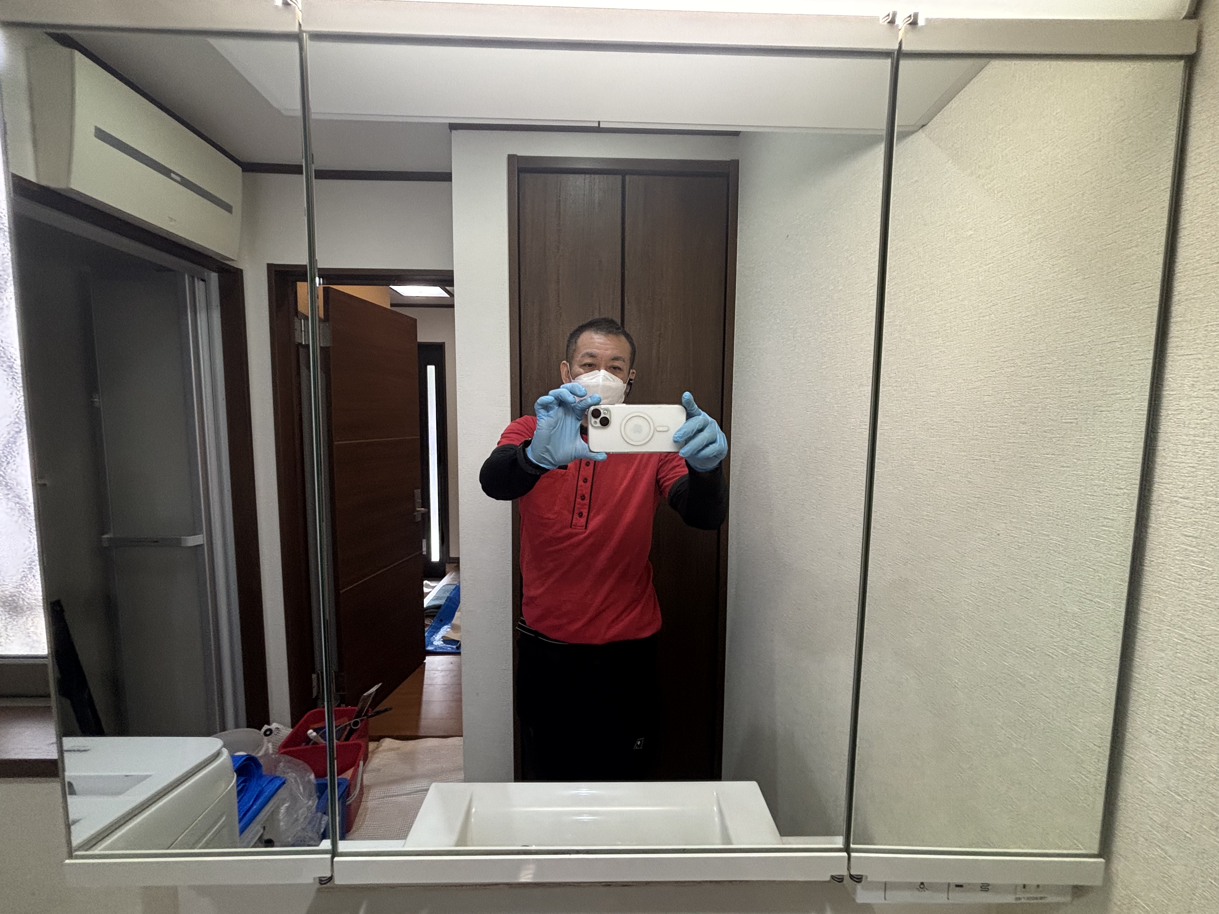 埼玉県さいたま市北区の洗面所クリーニングの作業後3