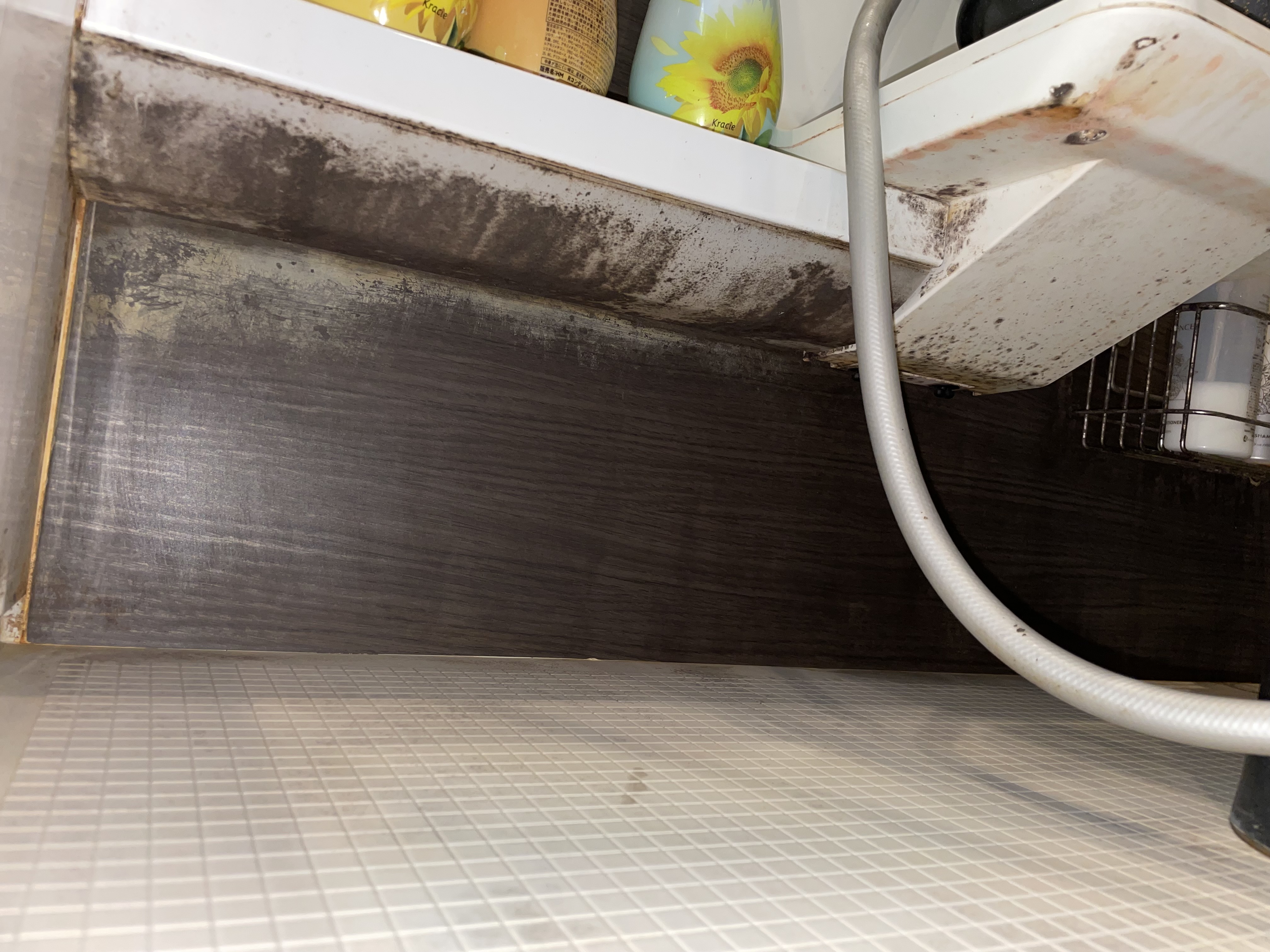 愛知県名古屋市千種区の浴室・お風呂クリーニングの作業前1