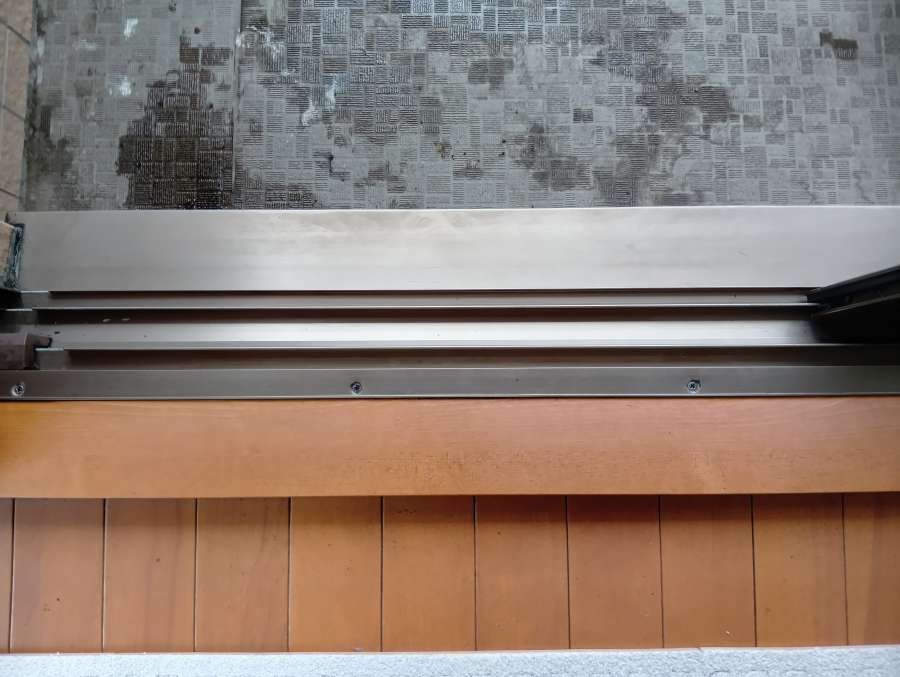 東京都足立区東保木間の窓ガラス・サッシクリーニングの作業後1