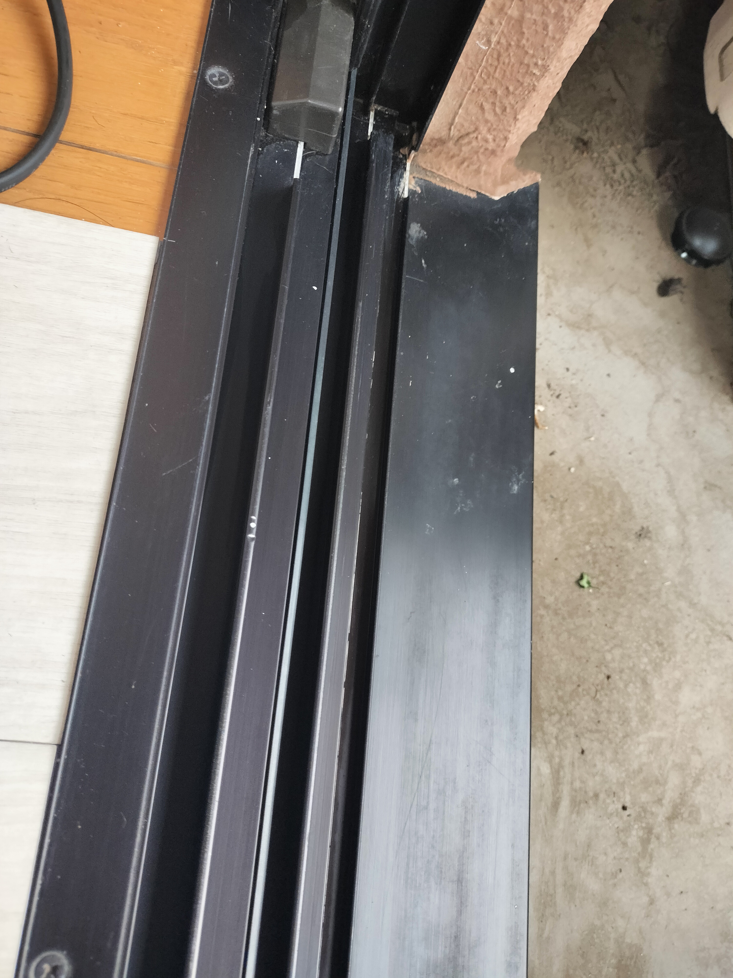 茨城県つくば市の窓ガラス・サッシクリーニングの作業後2