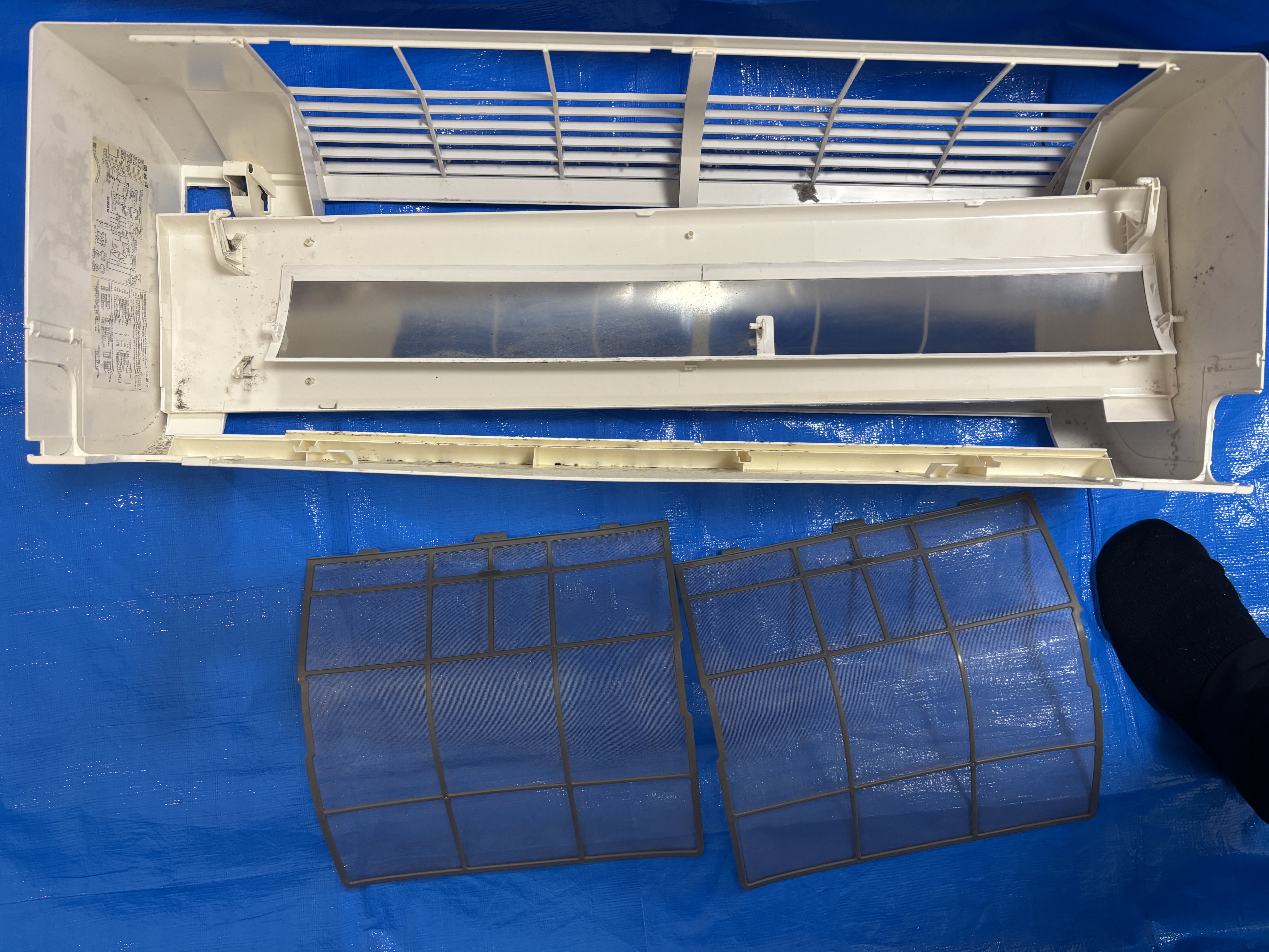 埼玉県ふじみ野市の壁掛けエアコンの作業前3