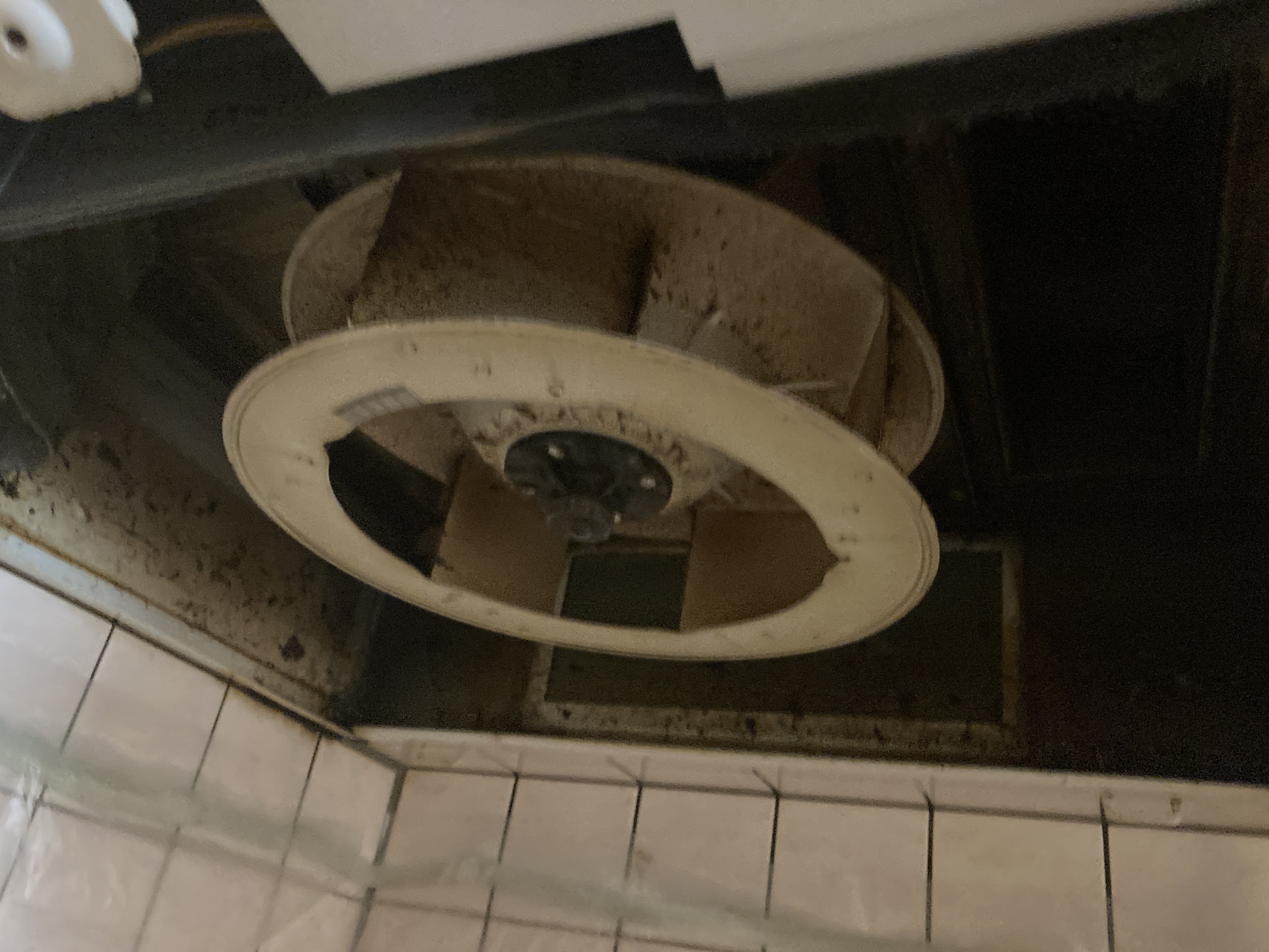 京都府京都市南区西九条南田町のレンジフードクリーニングの作業前1