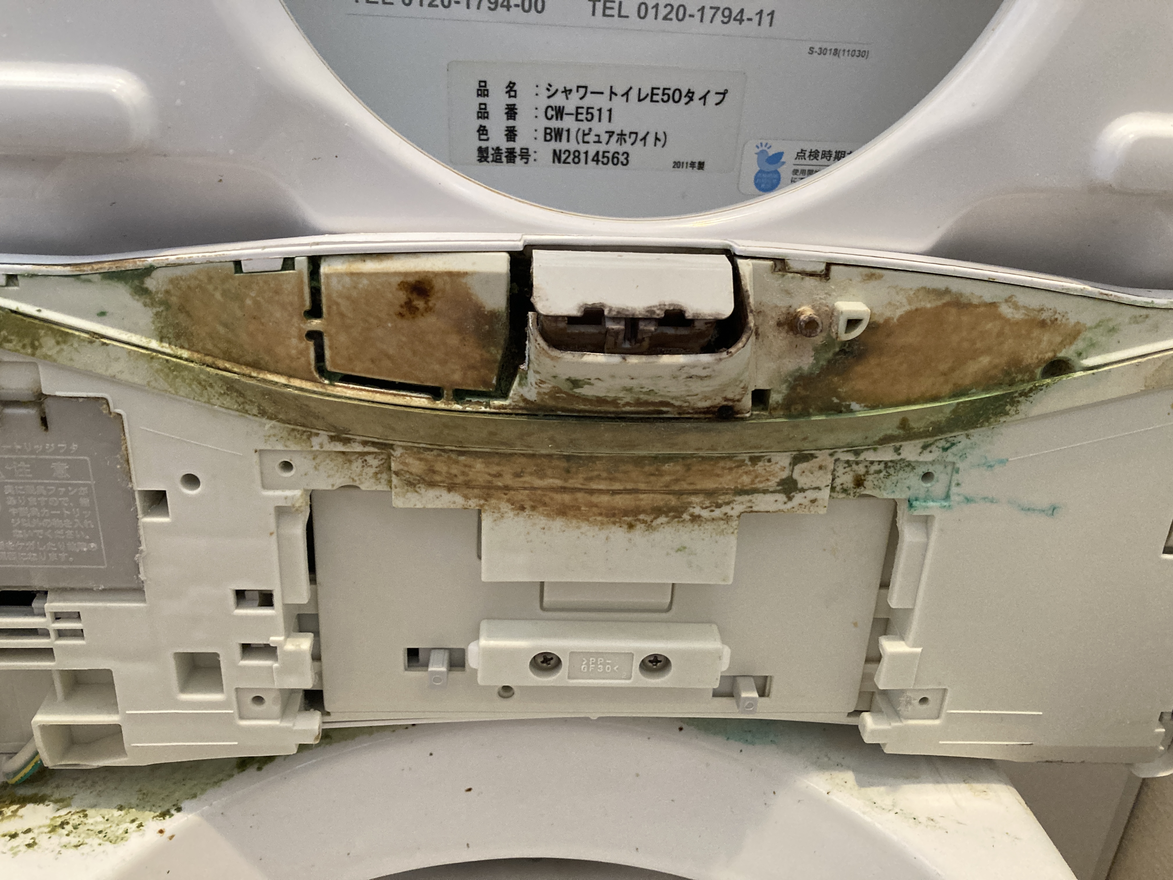 京都府京都市北区大宮北箱ノ井町のトイレクリーニングの作業前1