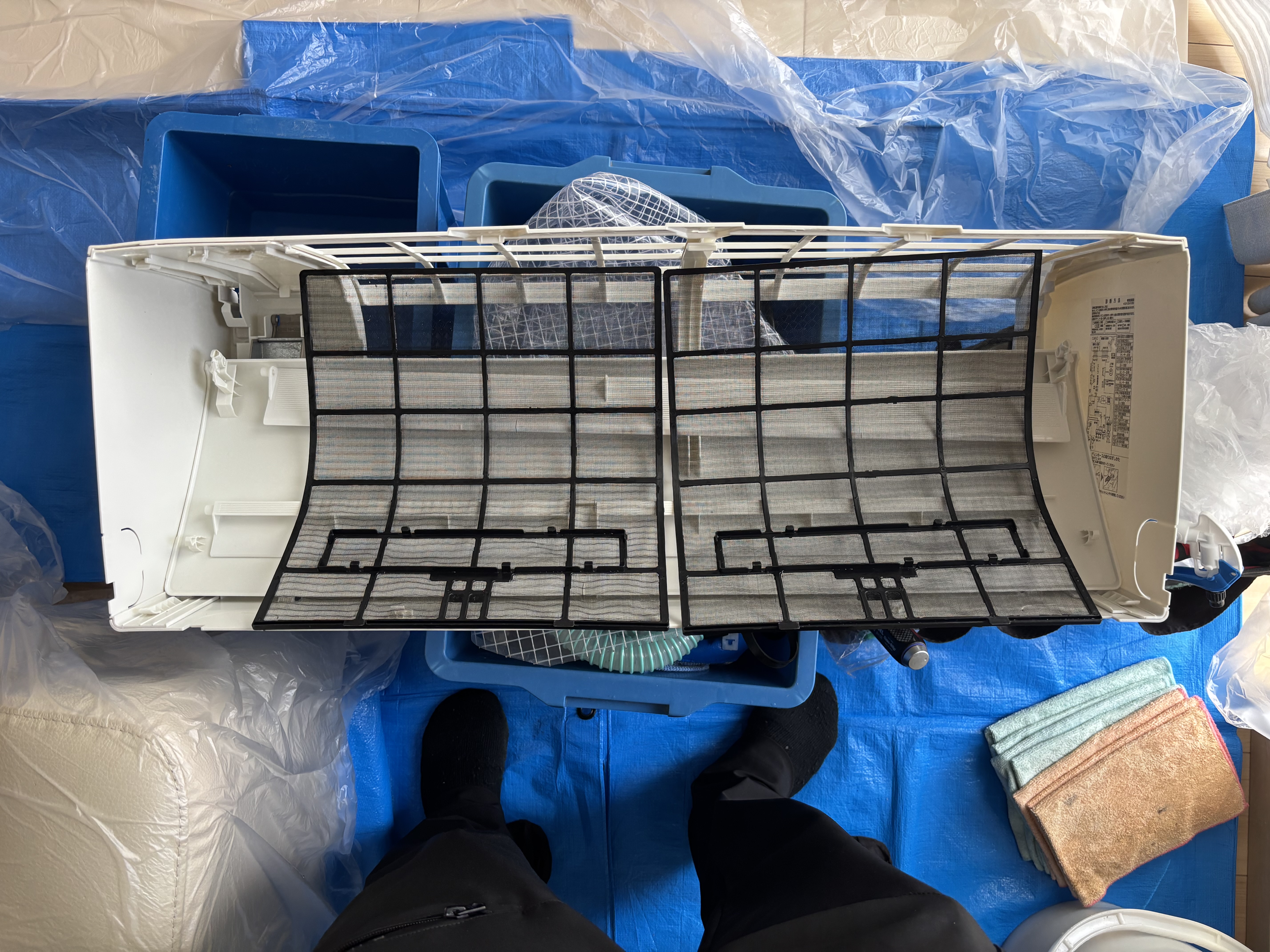 埼玉県さいたま市岩槻区の壁掛けエアコンの作業後3