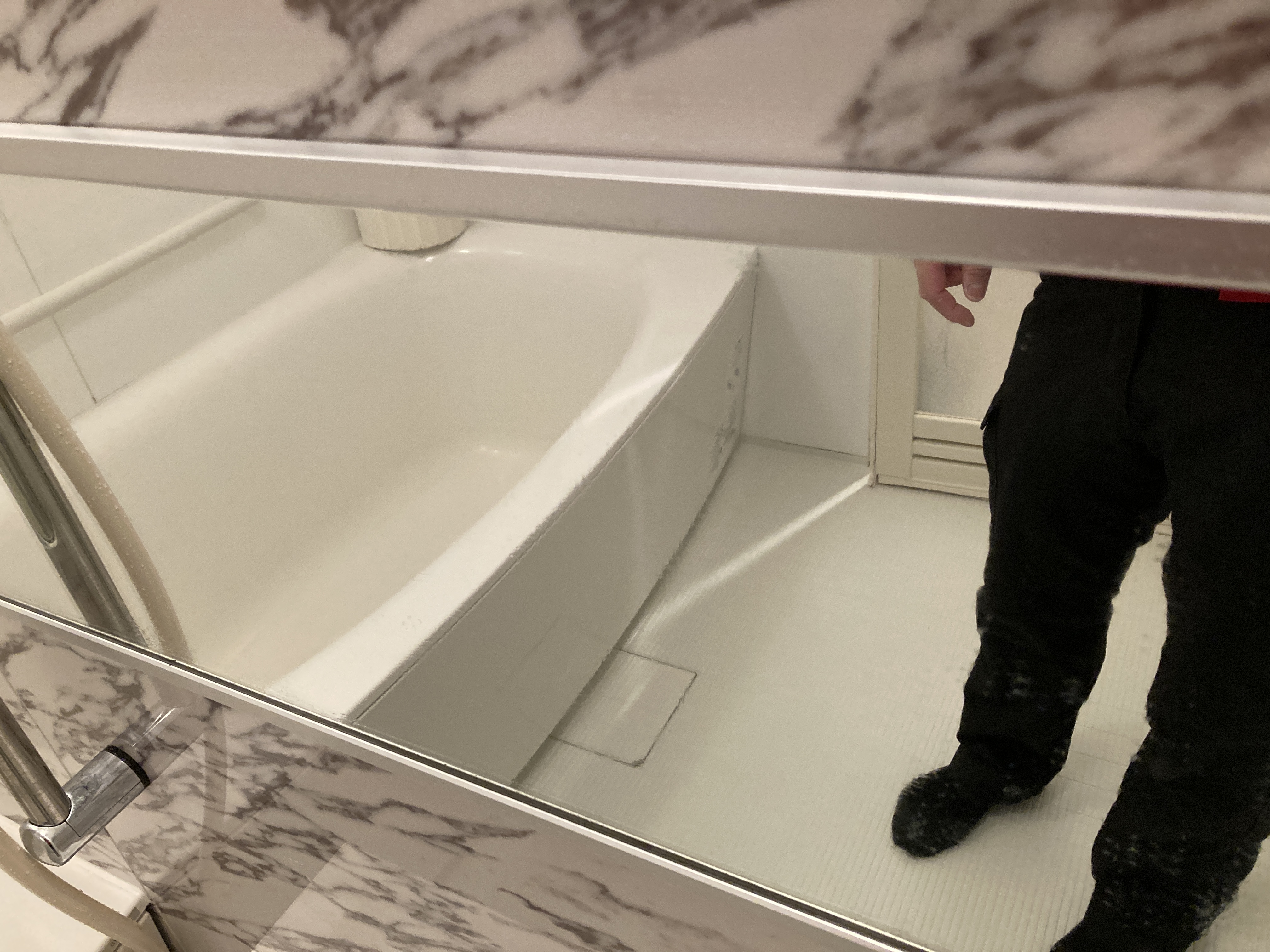 京都府京都市右京区太秦下角田町の浴室・お風呂クリーニングの作業後1