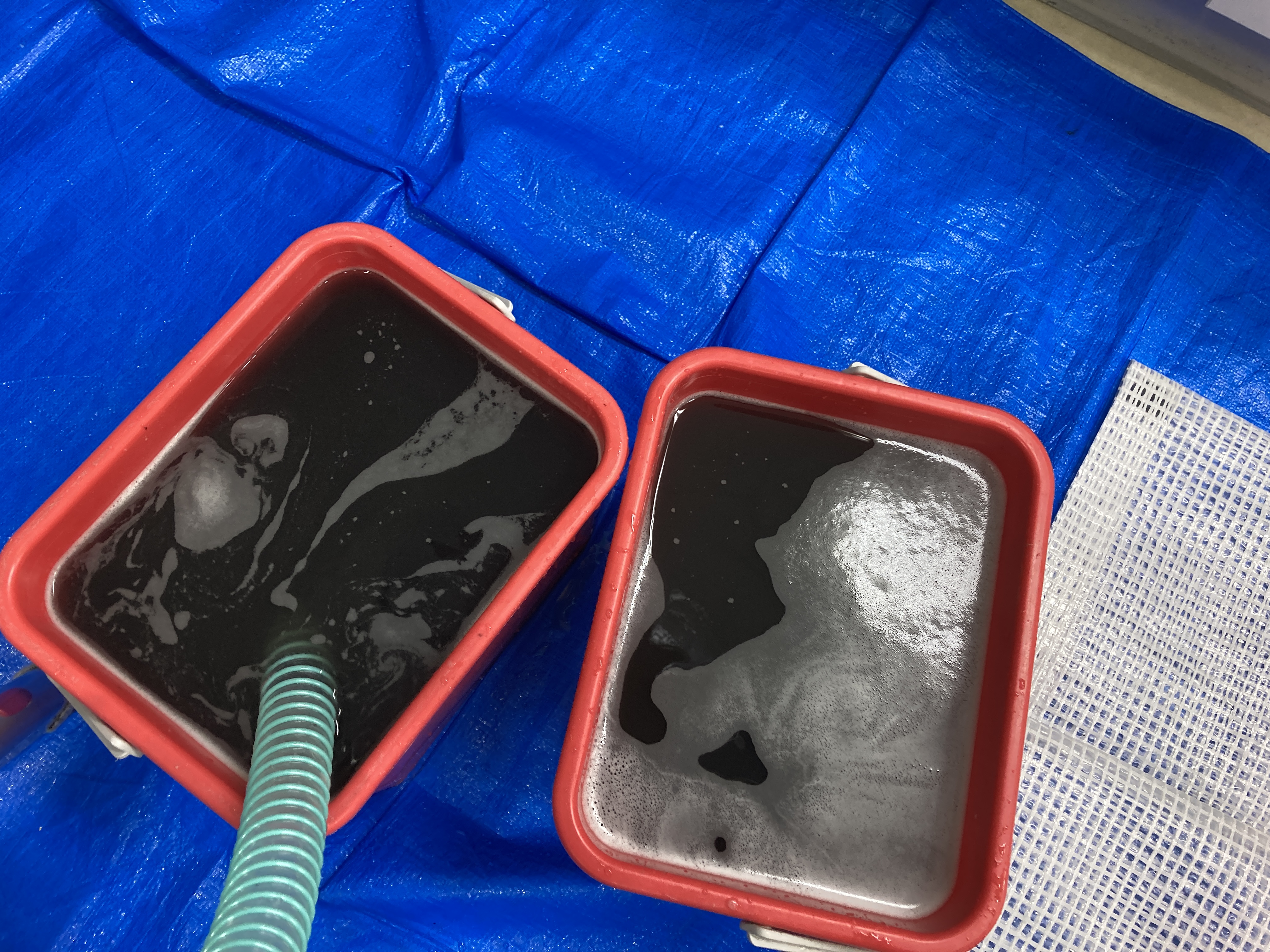 京都府京都市中京区西ノ京西中合町の家庭用天井埋め込みエアコンの作業後2