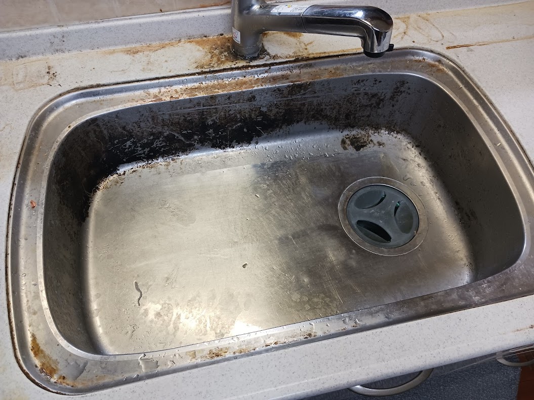 神奈川県横浜市都筑区のキッチンクリーニングの作業前1