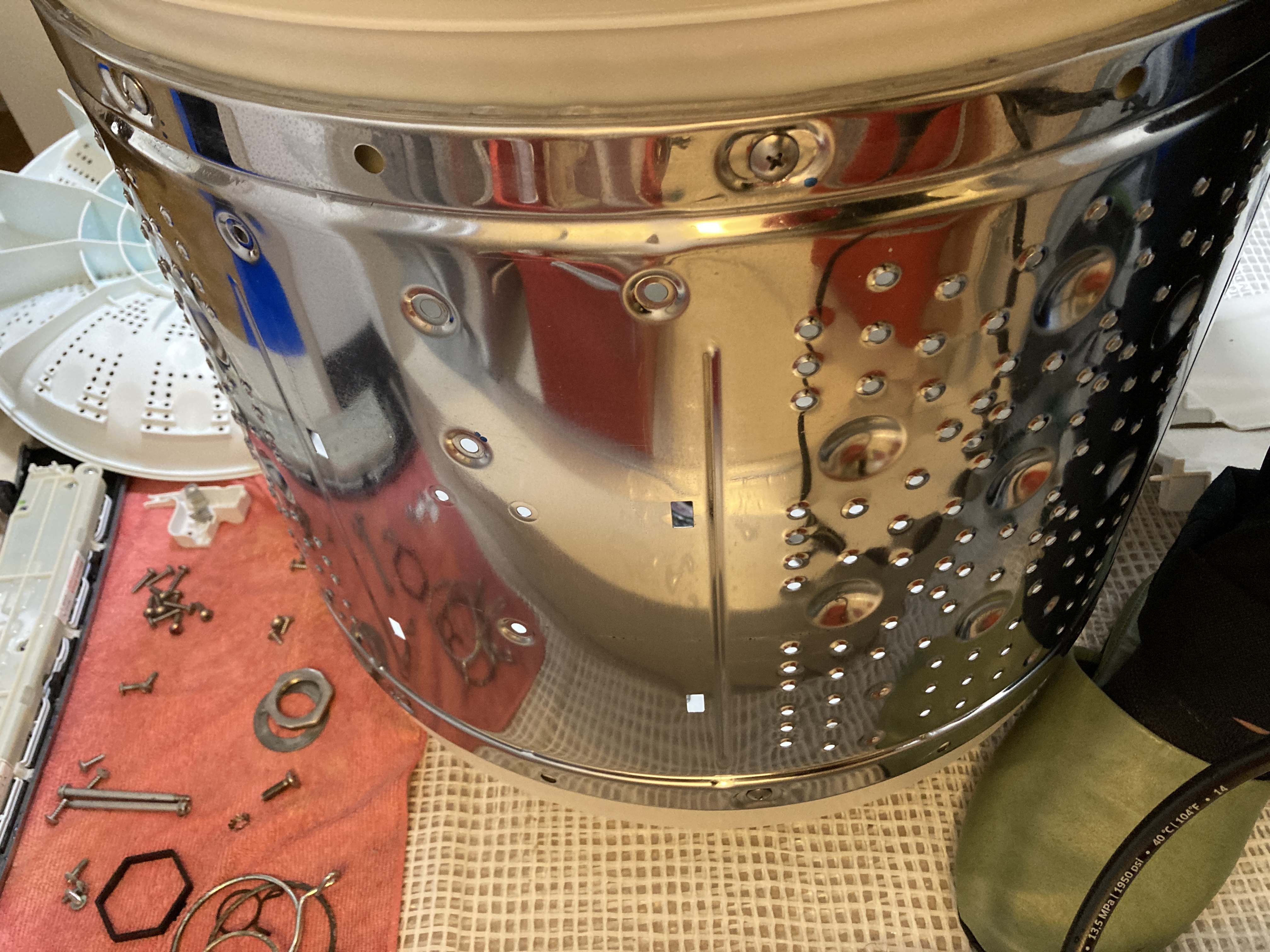 京都府京都市南区吉祥院石原町の洗濯機分解クリーニングの作業後3