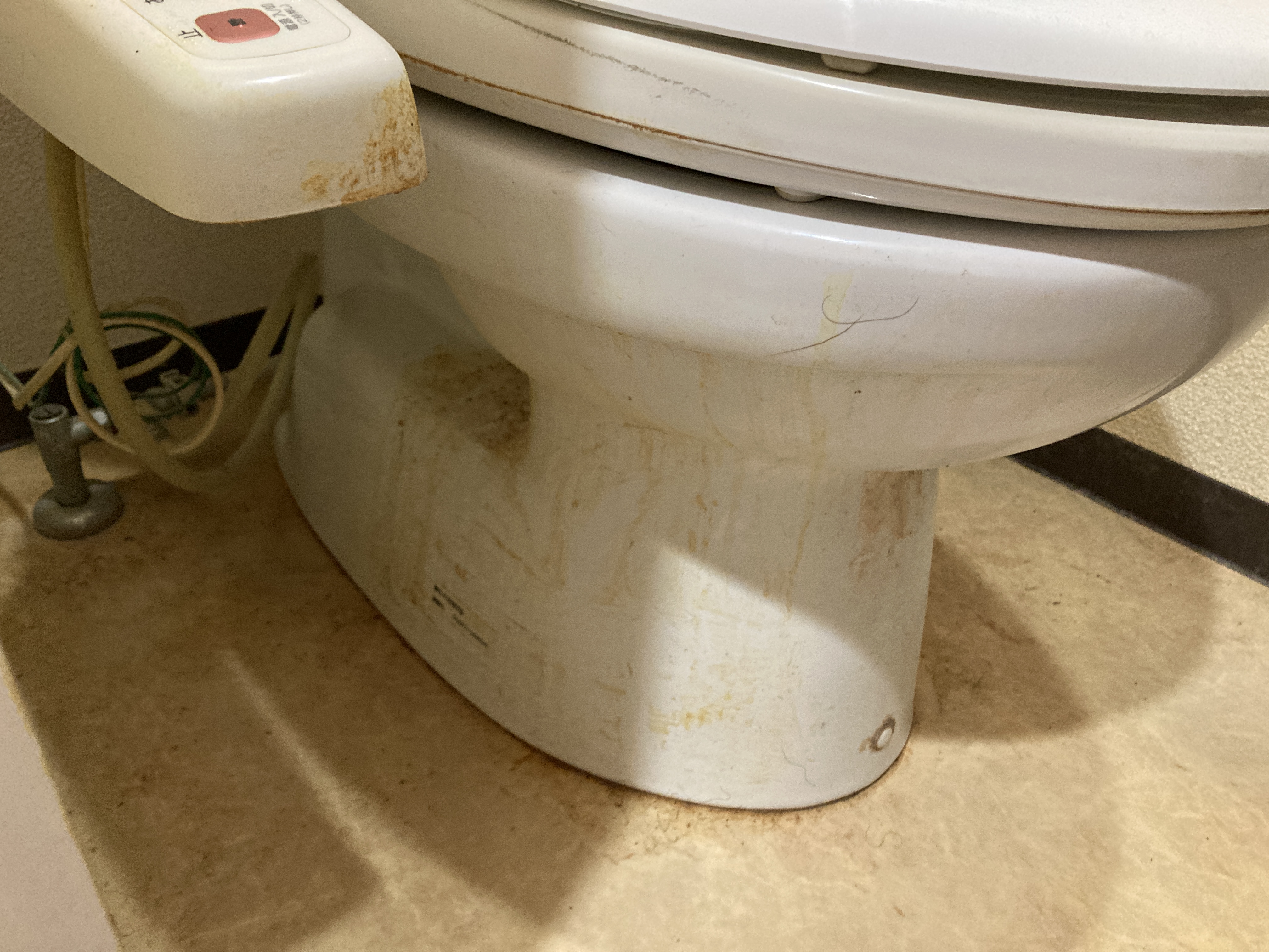 京都府京都市下京区中金仏町のトイレクリーニングの作業前2