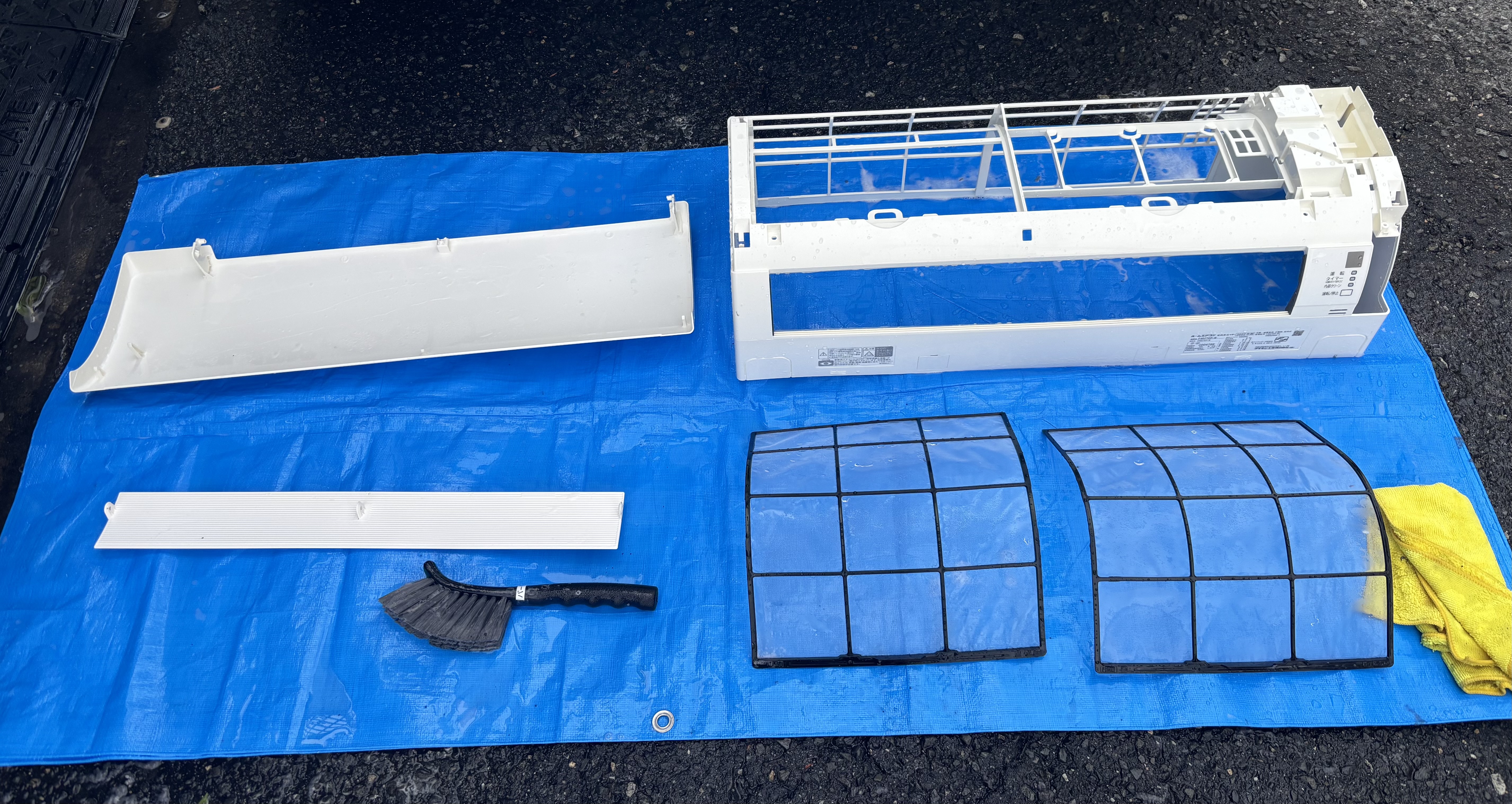 大阪府大阪市鶴見区の壁掛けエアコンの作業後3