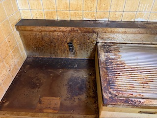 茨城県水戸市のキッチンクリーニングの作業前1