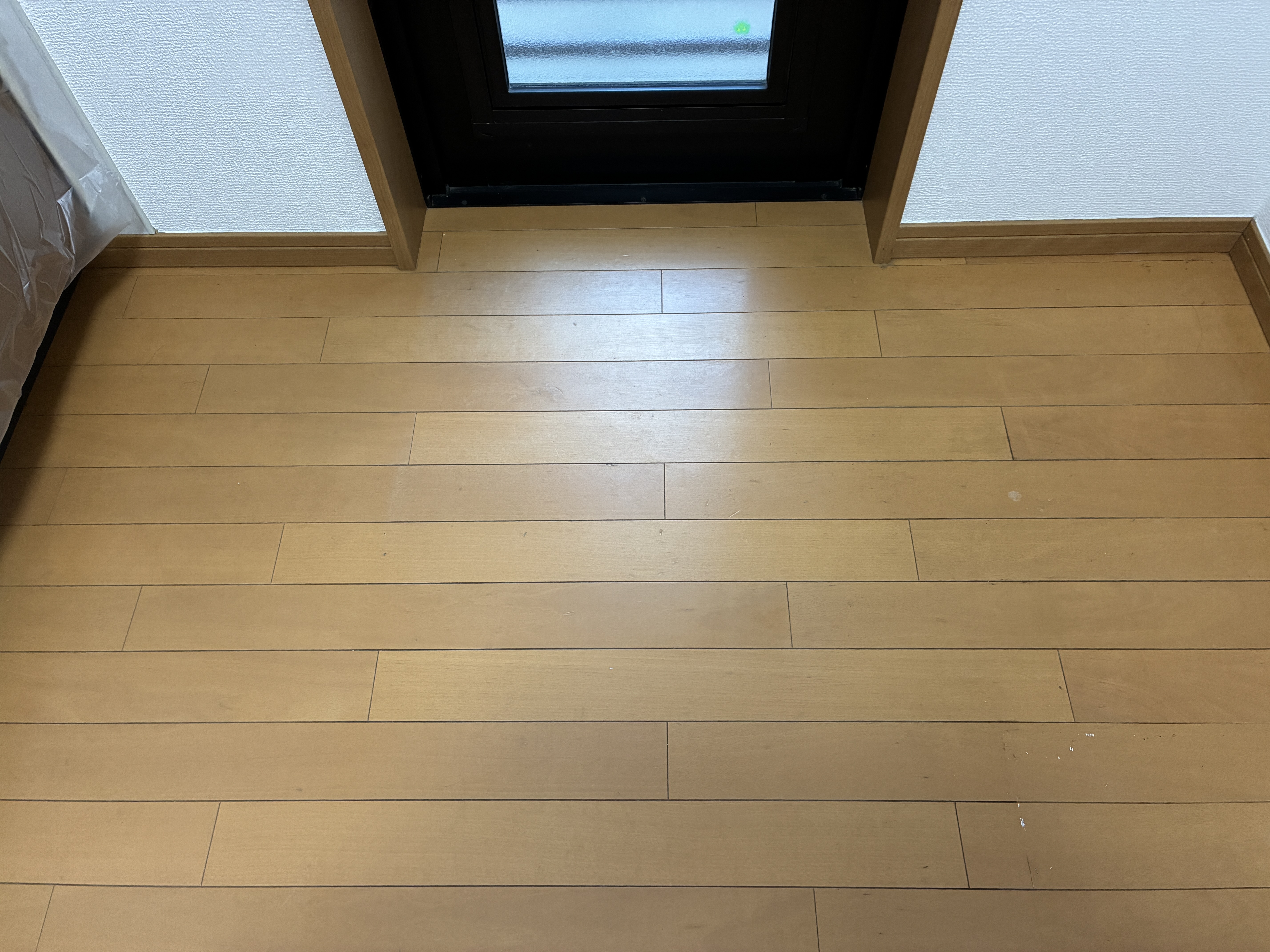 茨城県取手市のフローリングクリーニングの作業前2