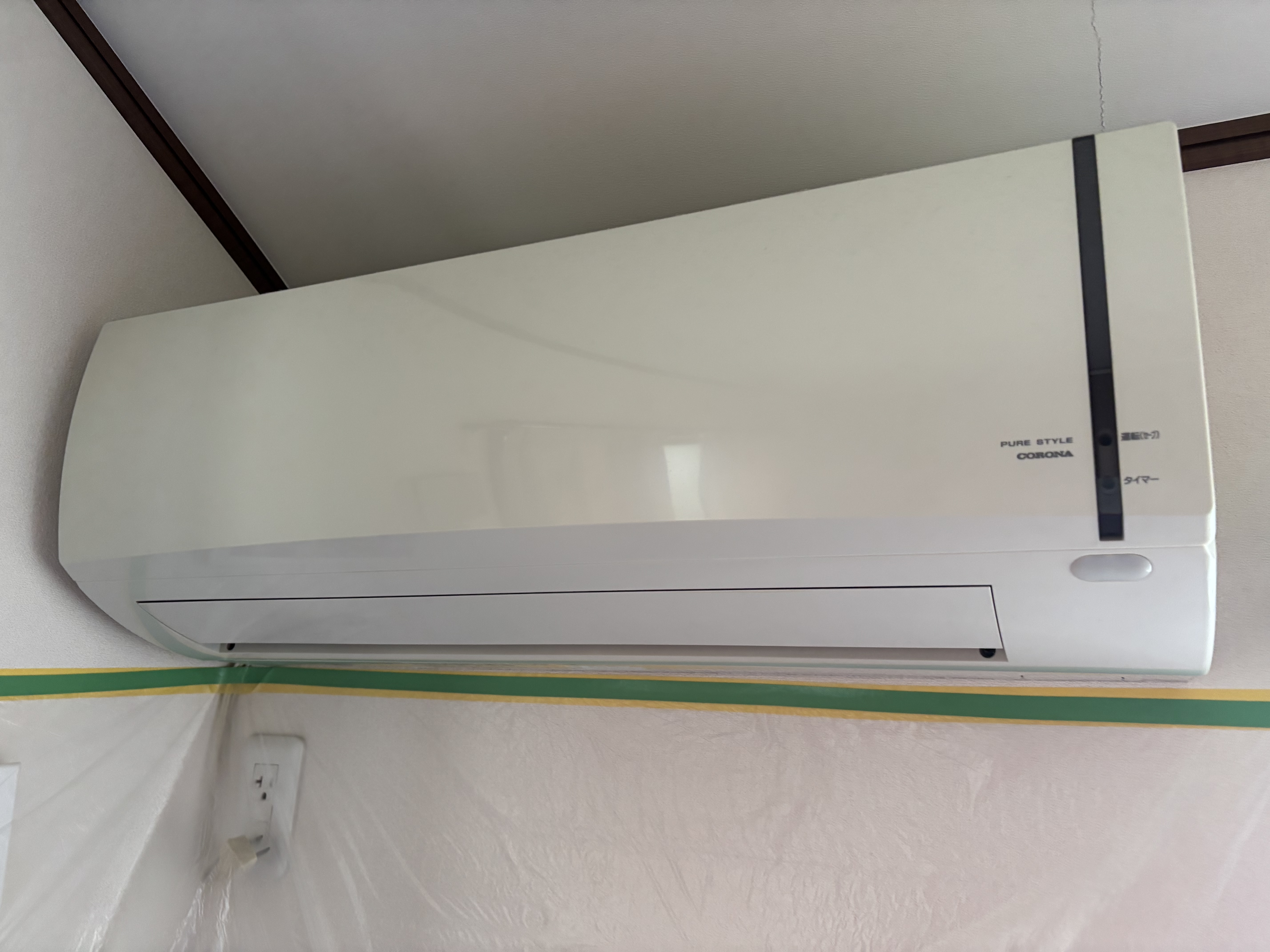 埼玉県さいたま市岩槻区の壁掛けエアコンの作業前3
