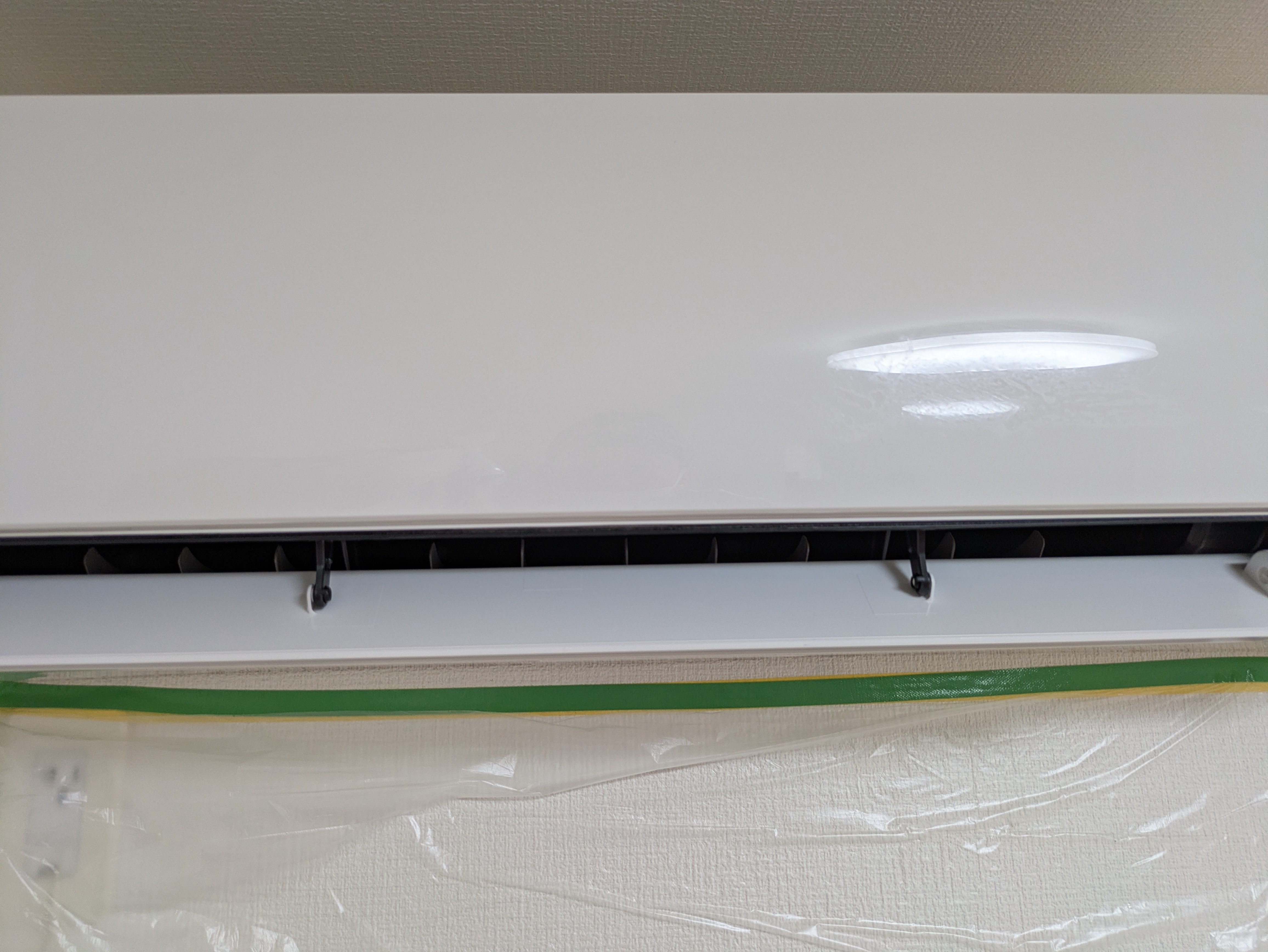 埼玉県さいたま市岩槻区東岩槻の壁掛けエアコンの作業後2