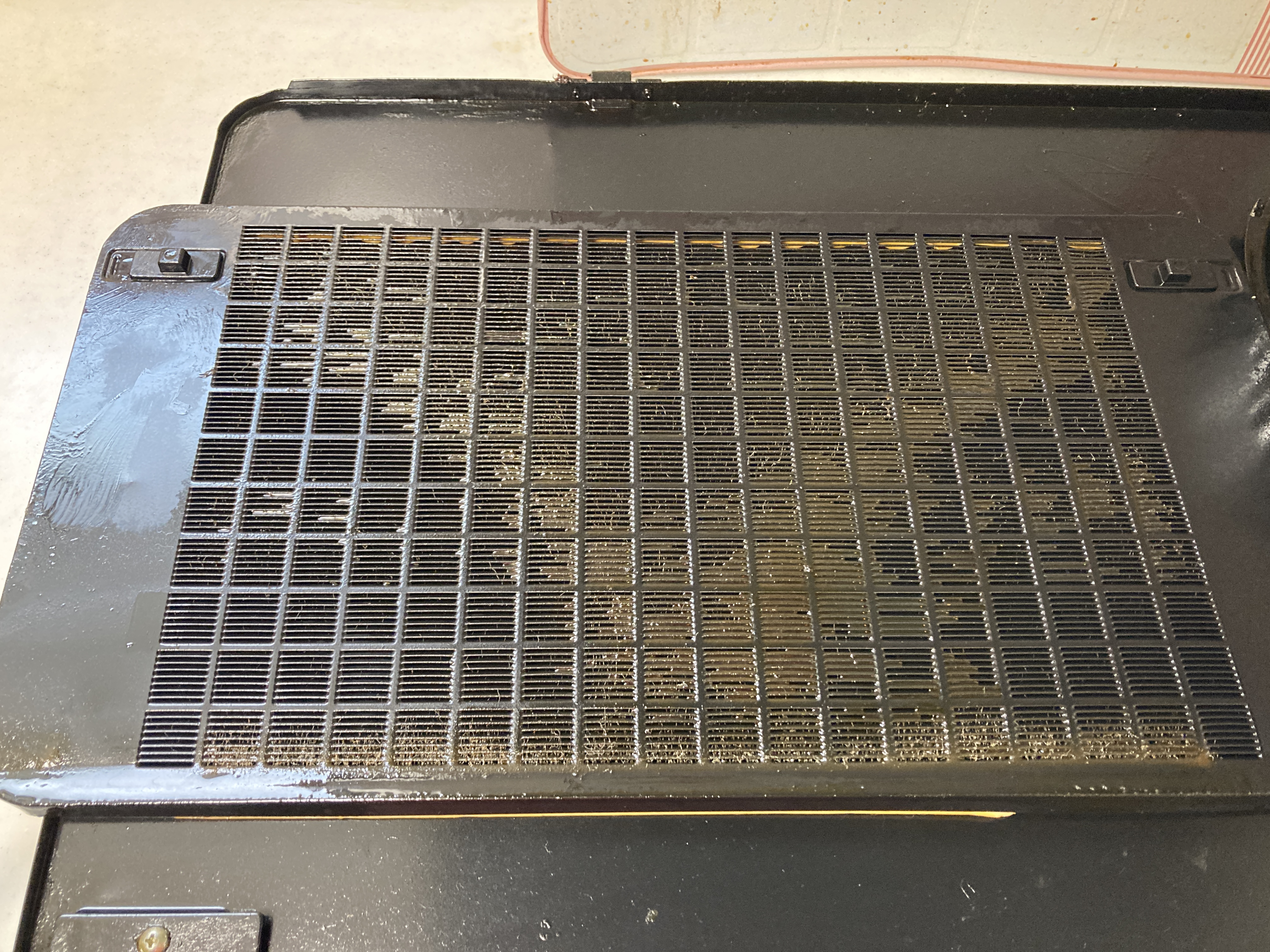 京都府京都市上京区中橋詰町のレンジフードクリーニングの作業前1