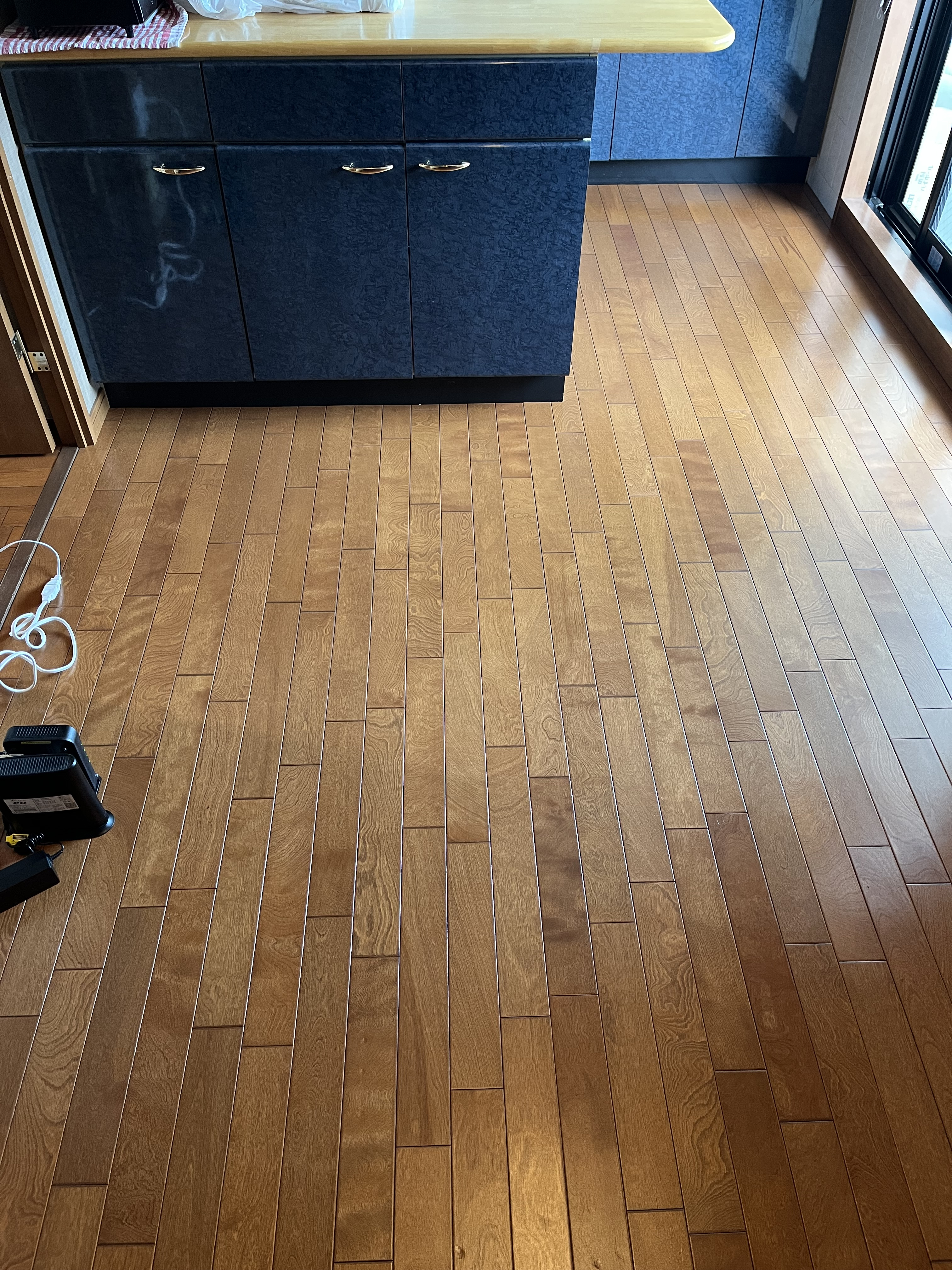 京都府京都市下京区若宮町のフローリングクリーニングの作業後2