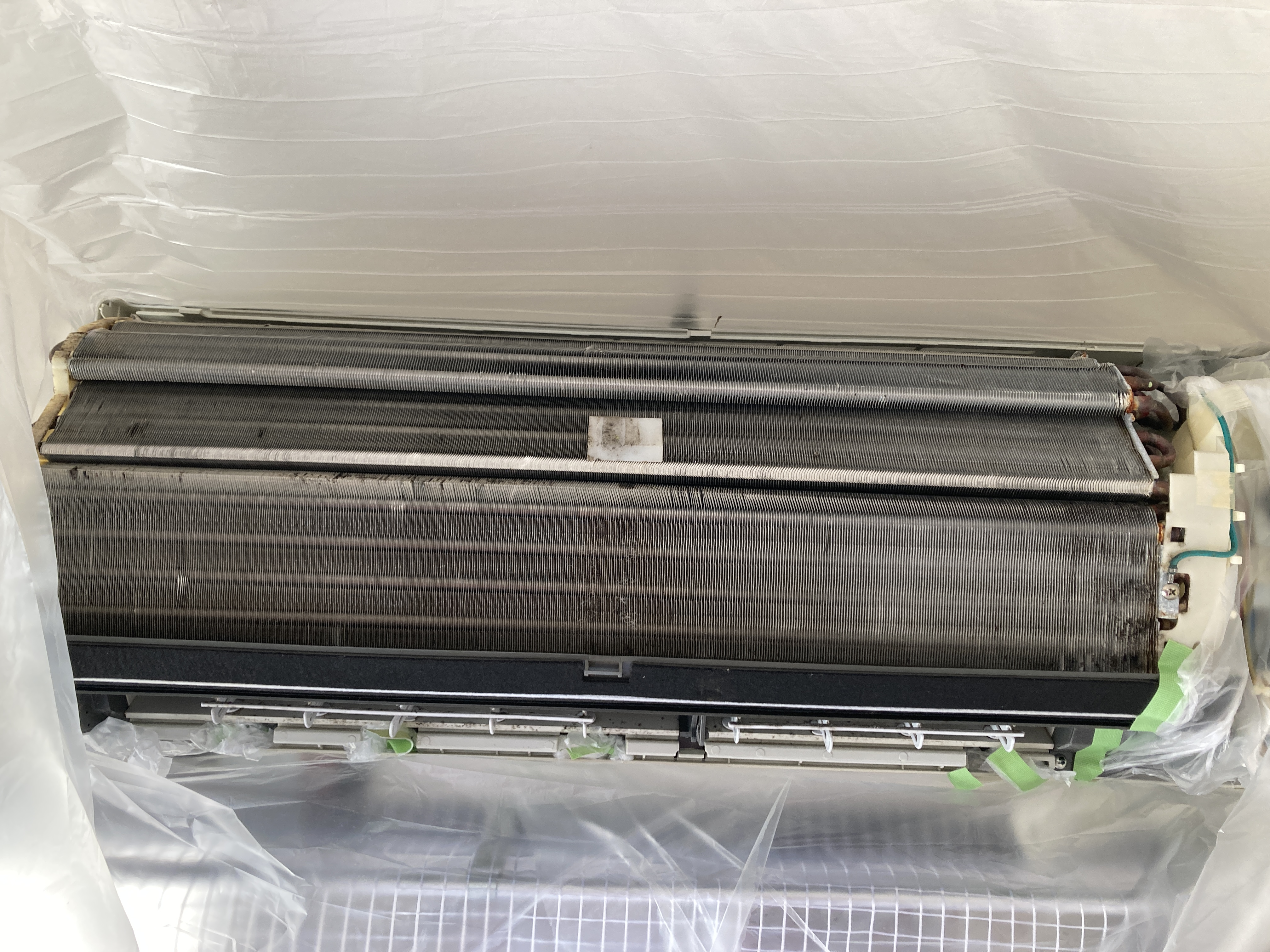 京都府京都市左京区田中東春菜町の壁掛けエアコンの作業前1