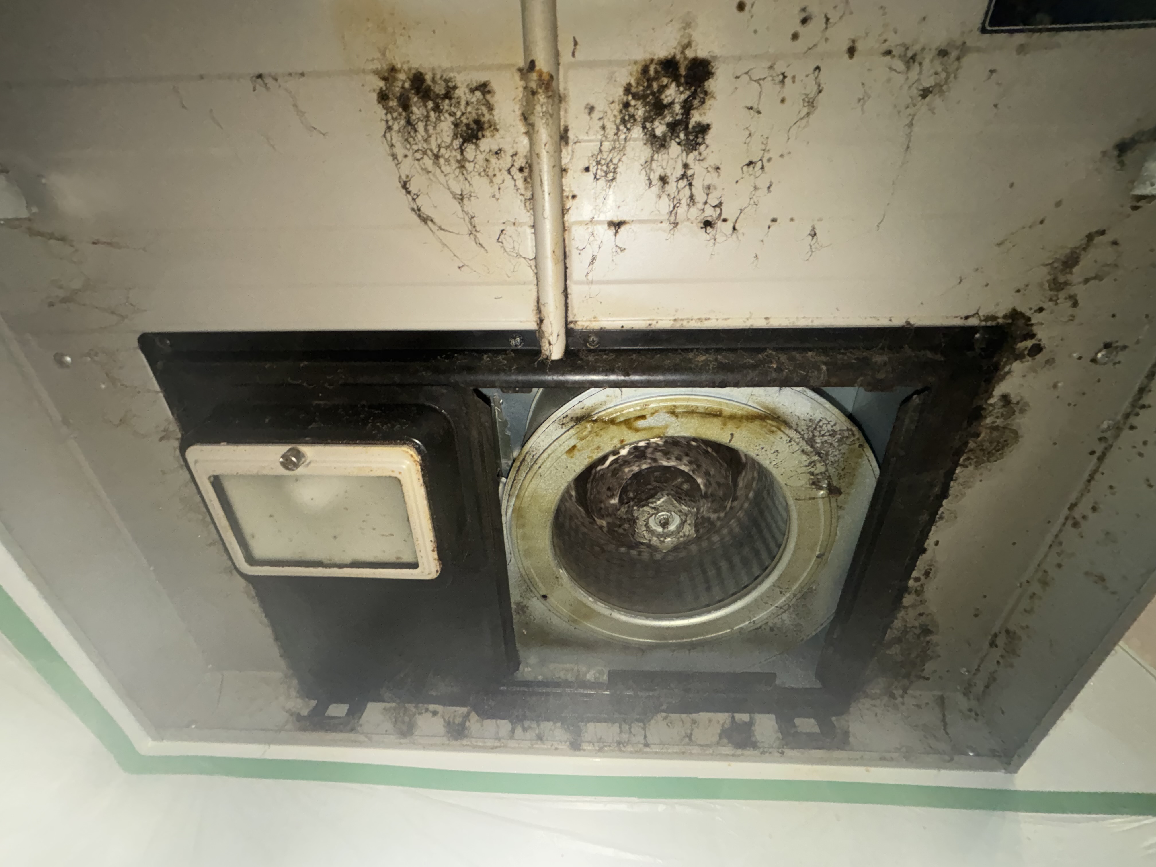 埼玉県さいたま市北区のレンジフードクリーニングの作業前1